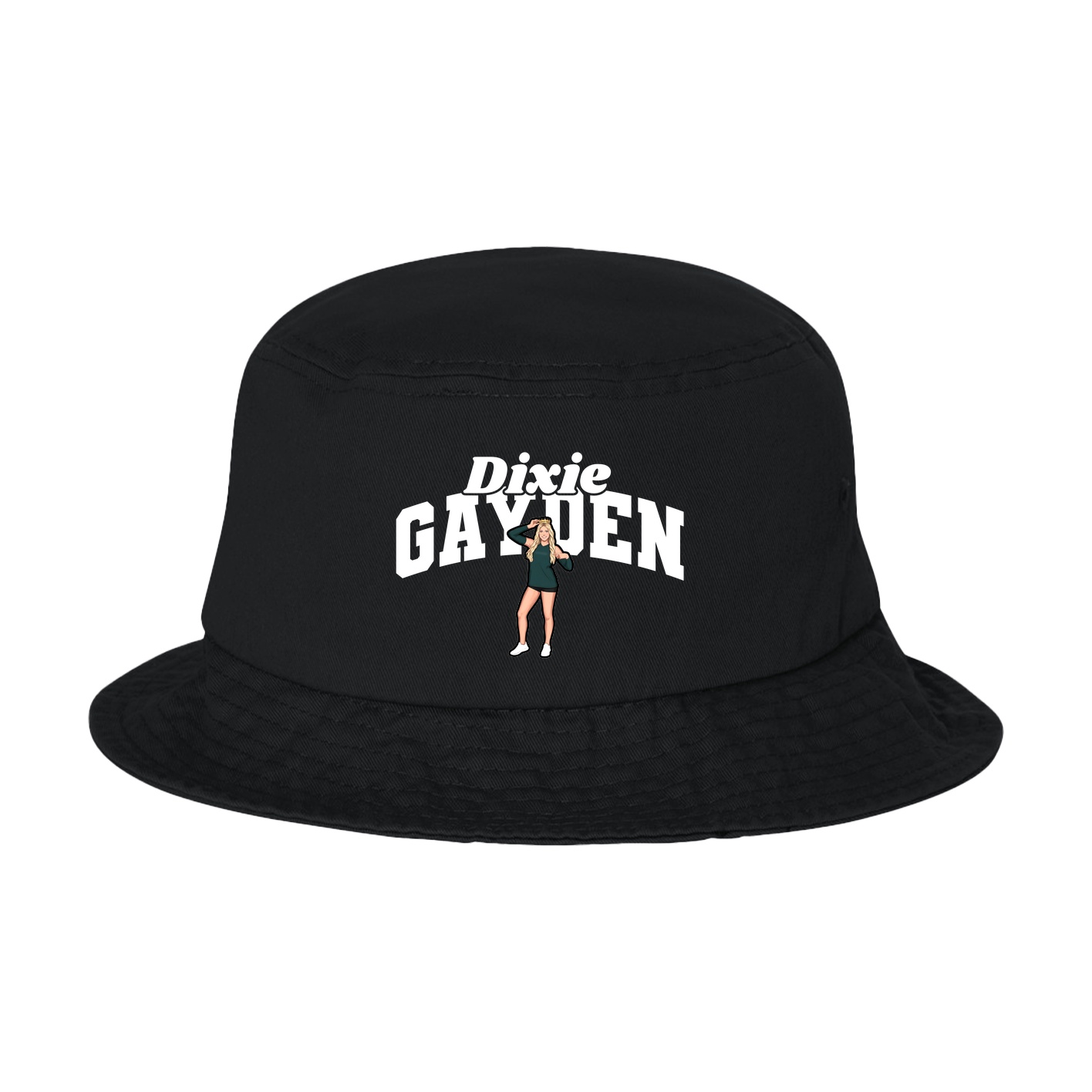 Bucket Cap — Signature Arch in Black