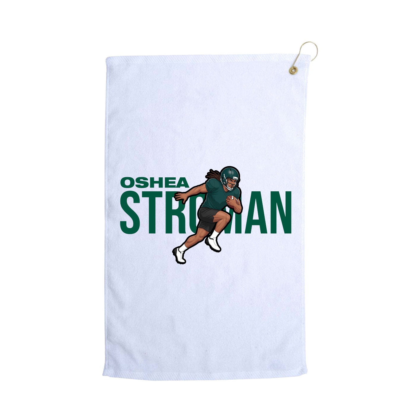 Golf Towel — Player Name in White
