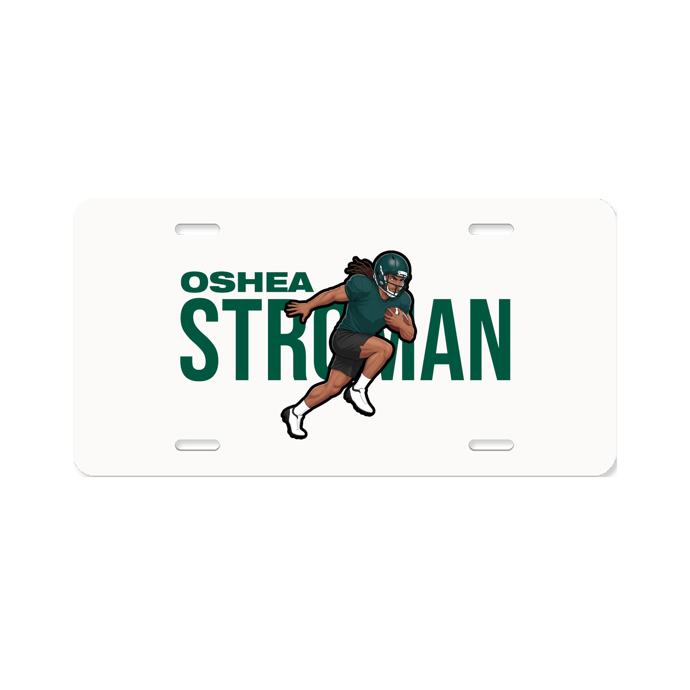 License Plate — Player Name in Classic