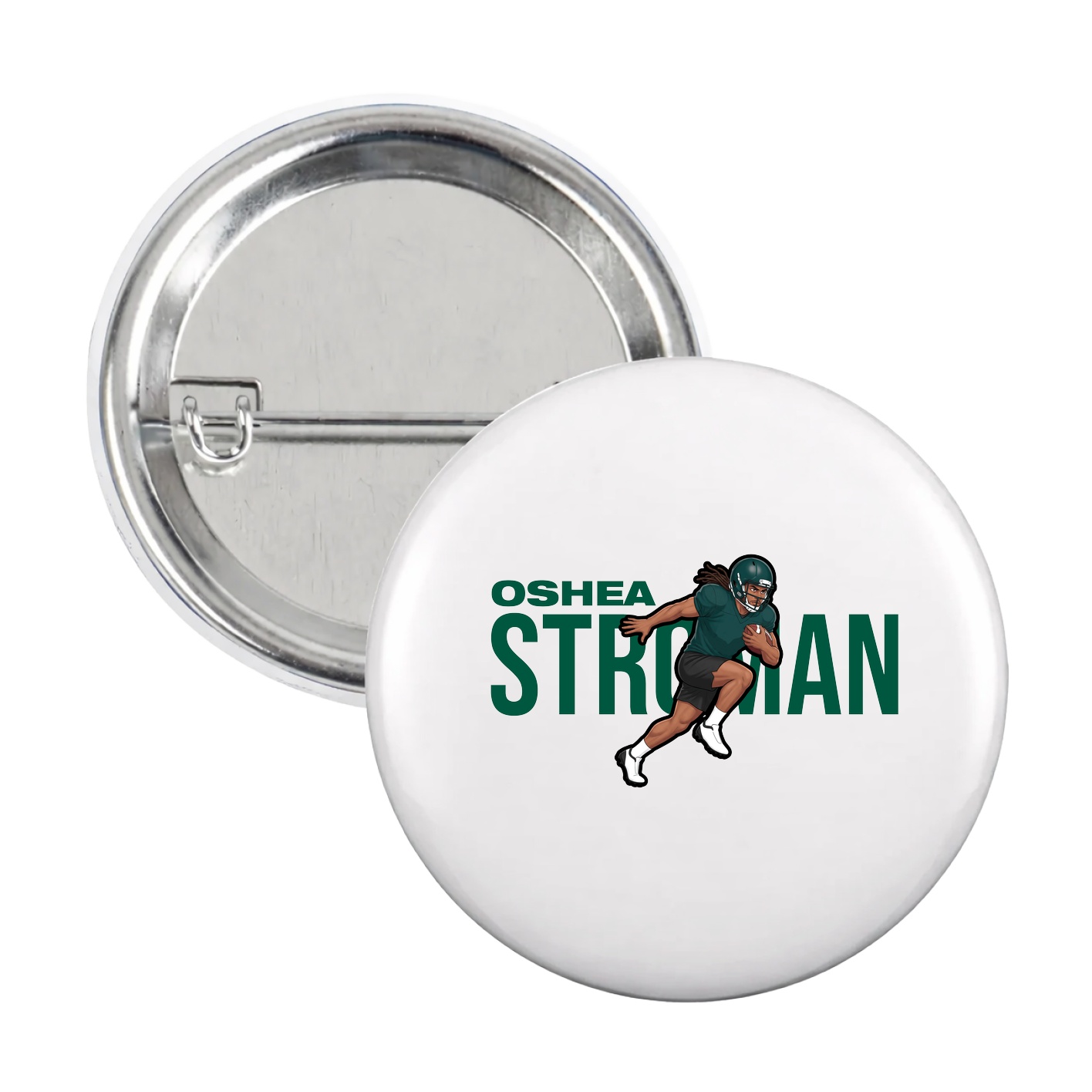 Game Day Button — Player Name in White