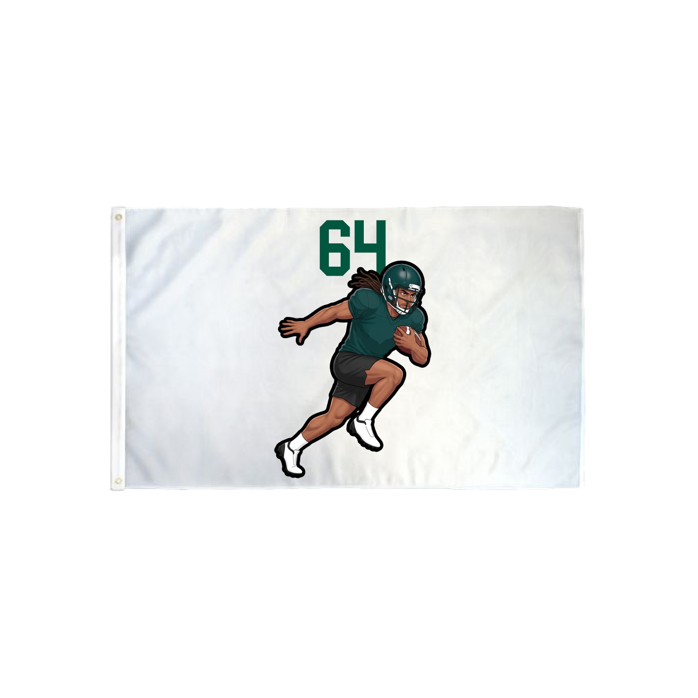 3x5 Flag — Number Top in Classic