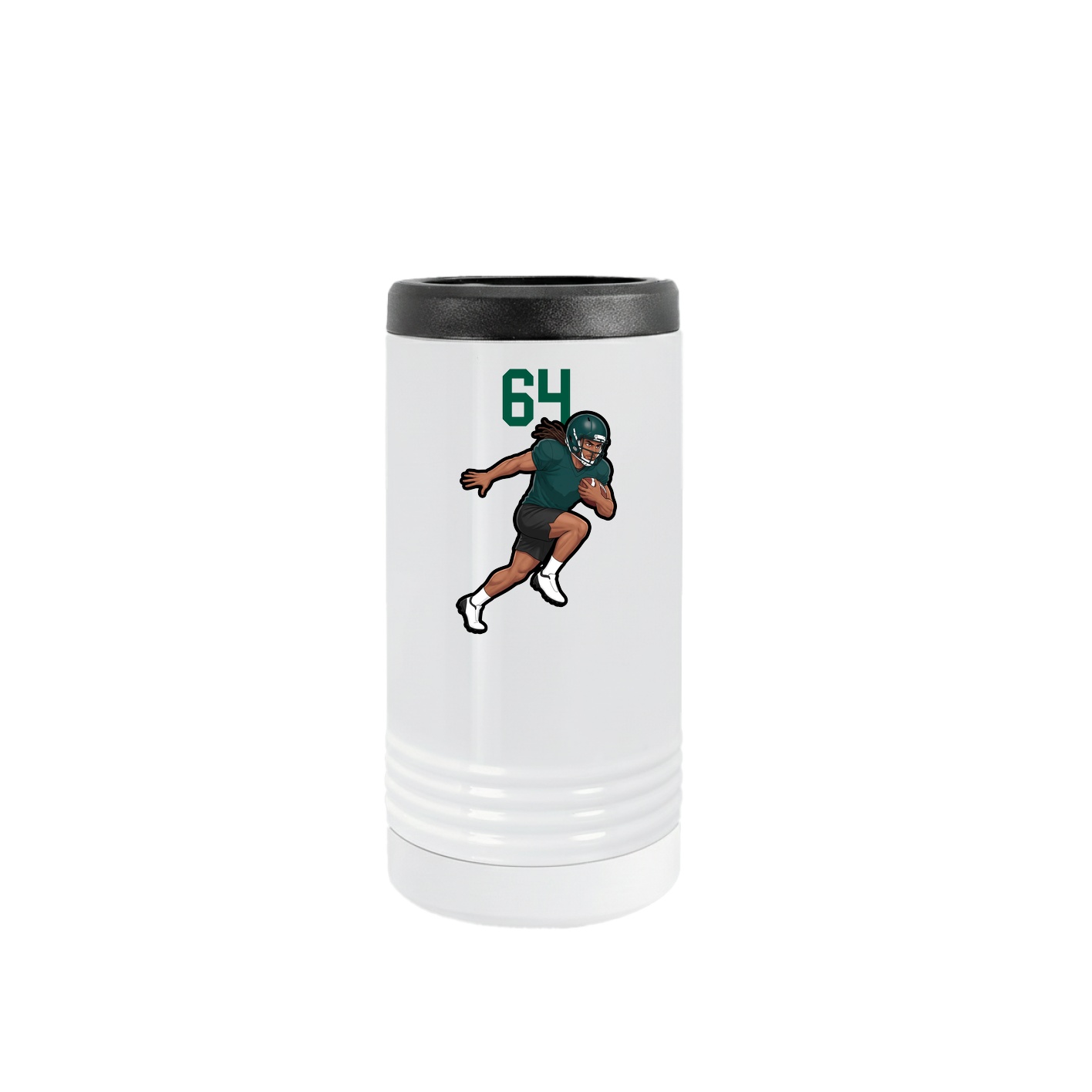 Slim Beverage Holder — Number Top in White