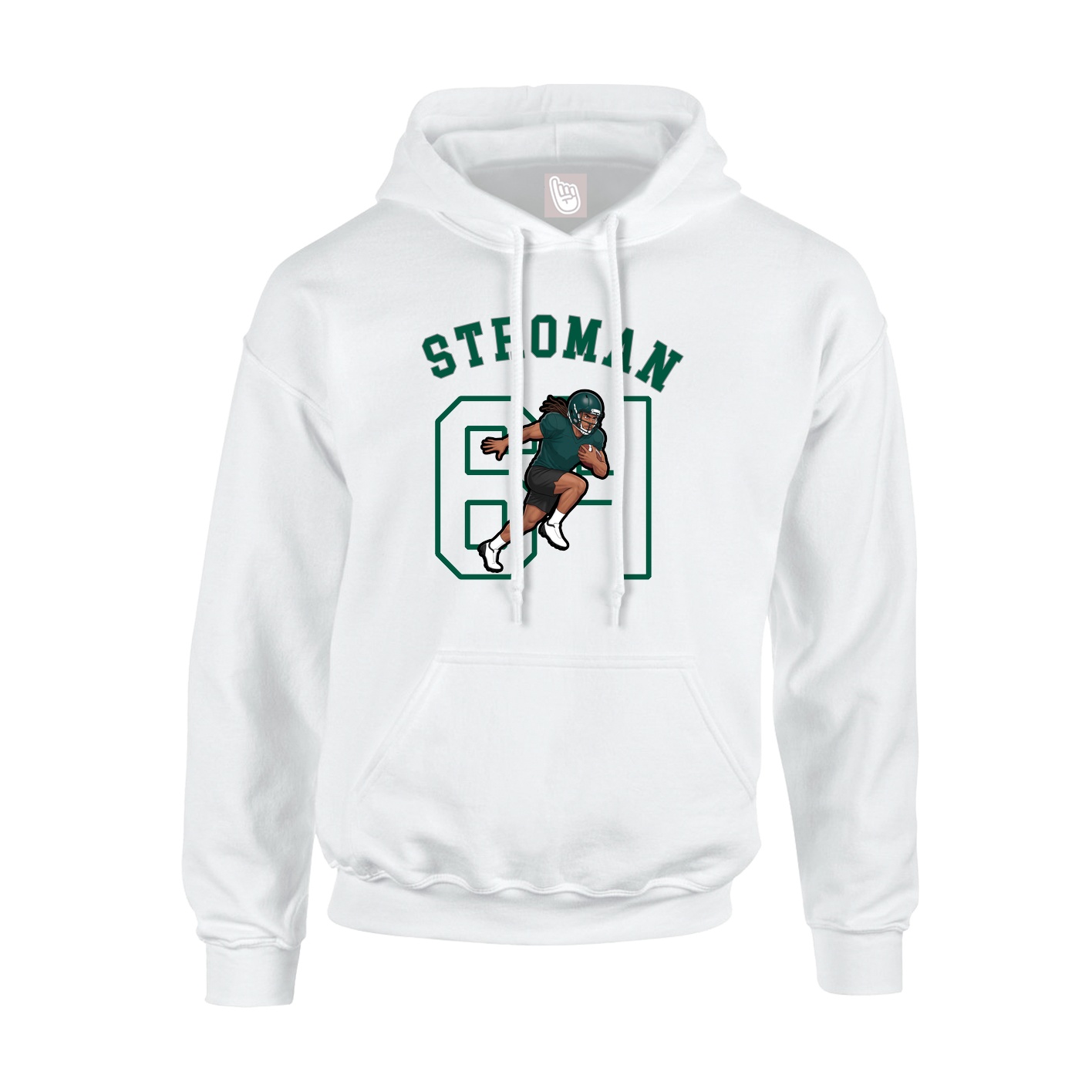Hoodie — Shirsey Arch in White