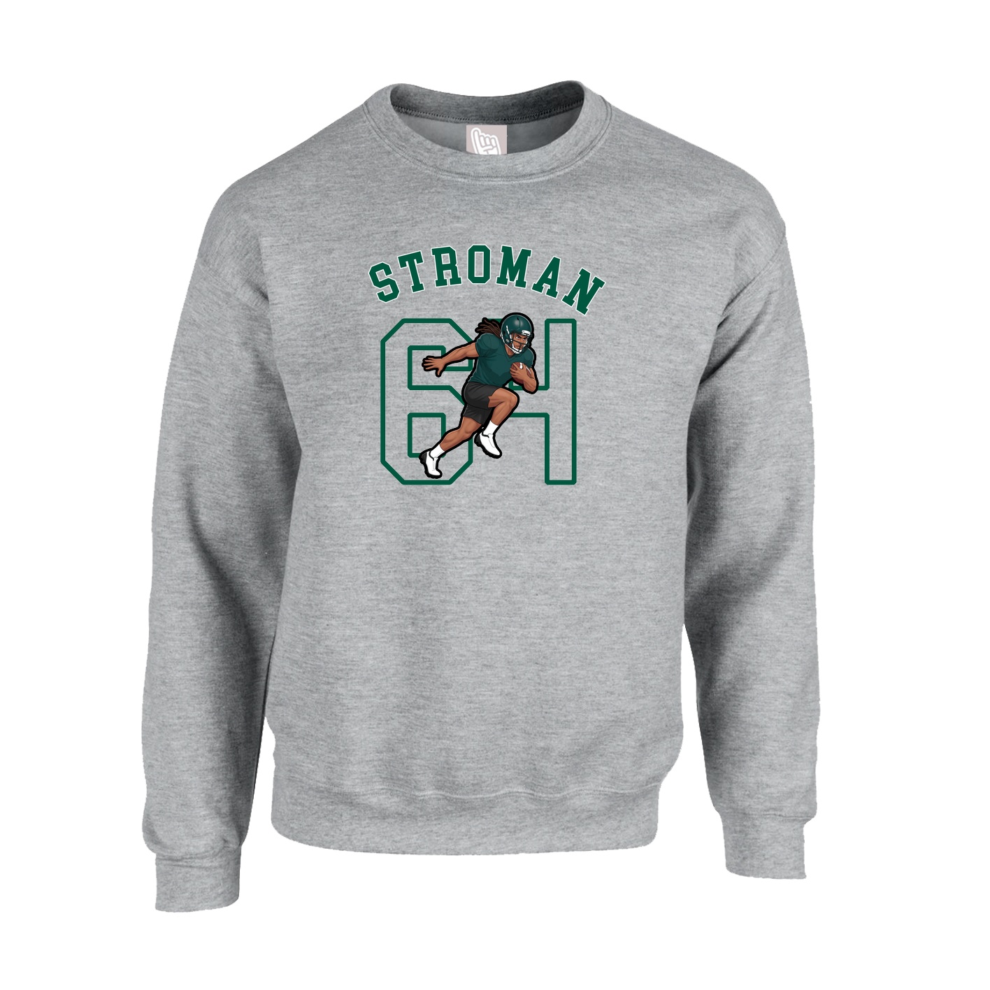 Fleece Crew — Shirsey Arch in Grey