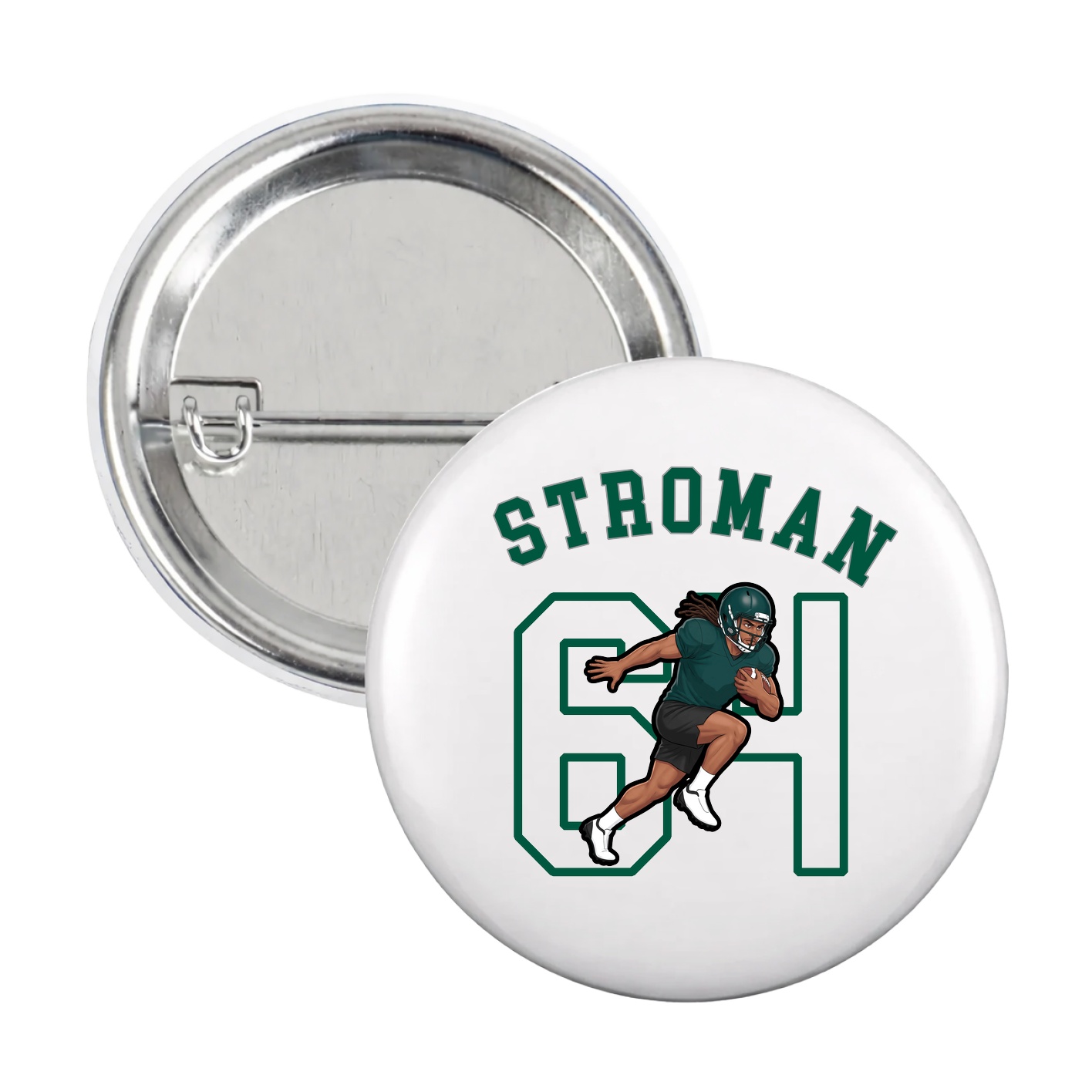 Game Day Button — Shirsey Arch in White