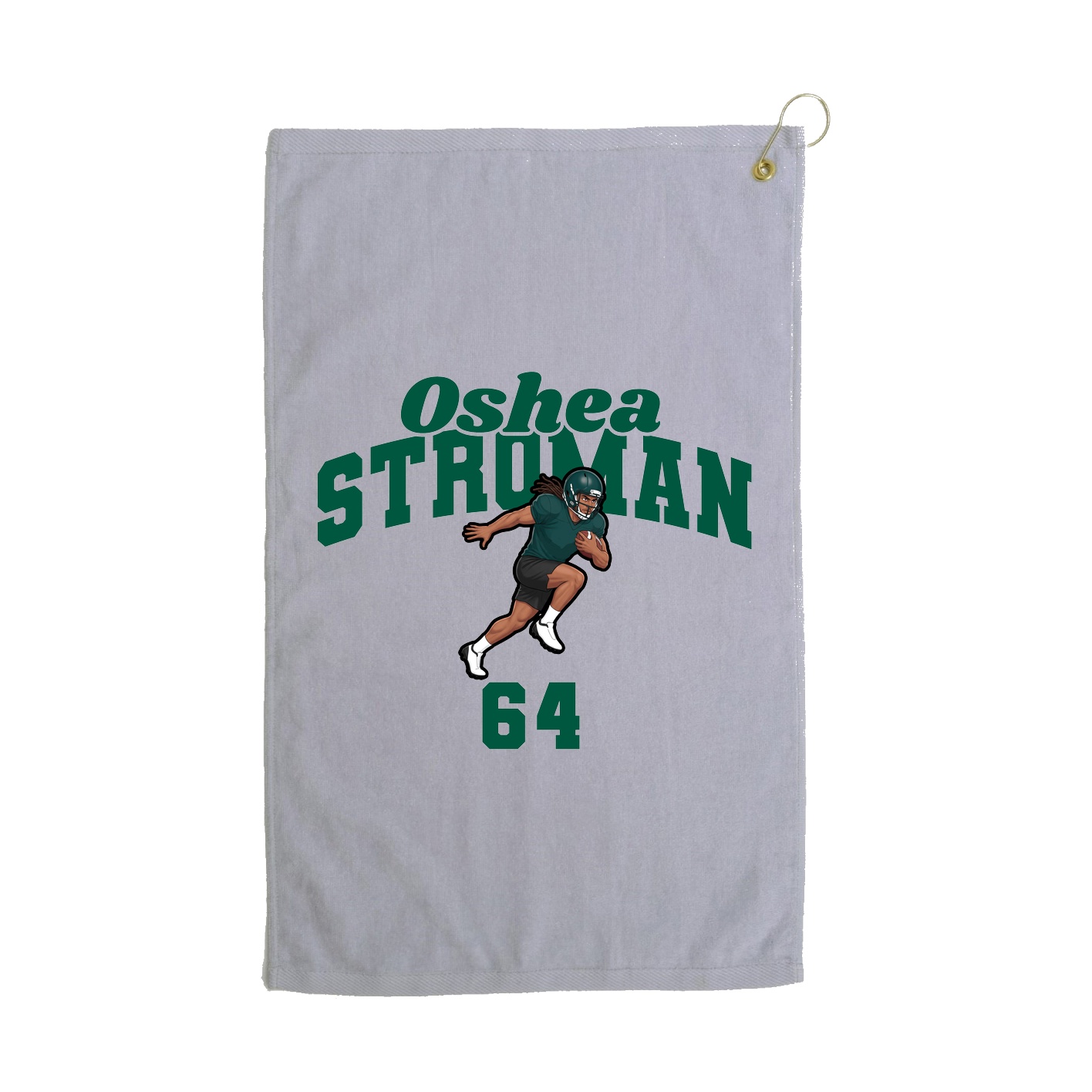 Golf Towel — Signature Arch in Grey
