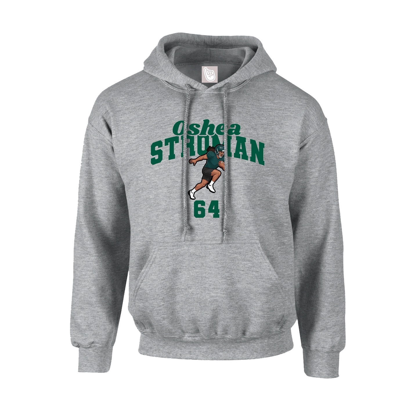 Hoodie — Signature Arch in Grey