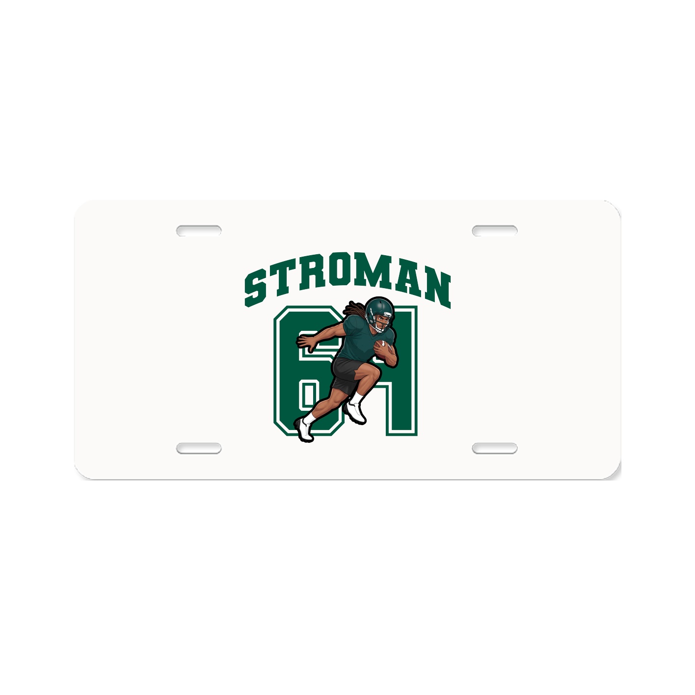 License Plate — Number in Classic
