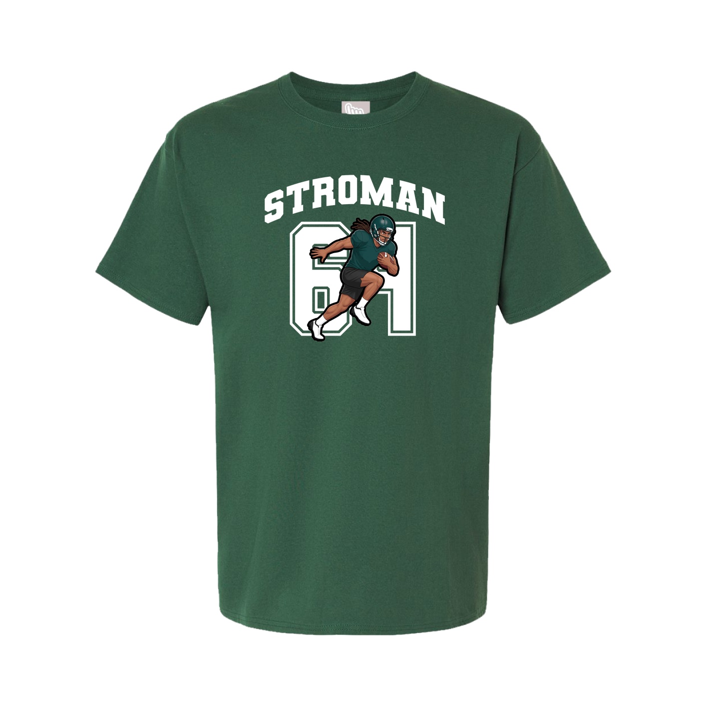 Youth Tee — Number in Green