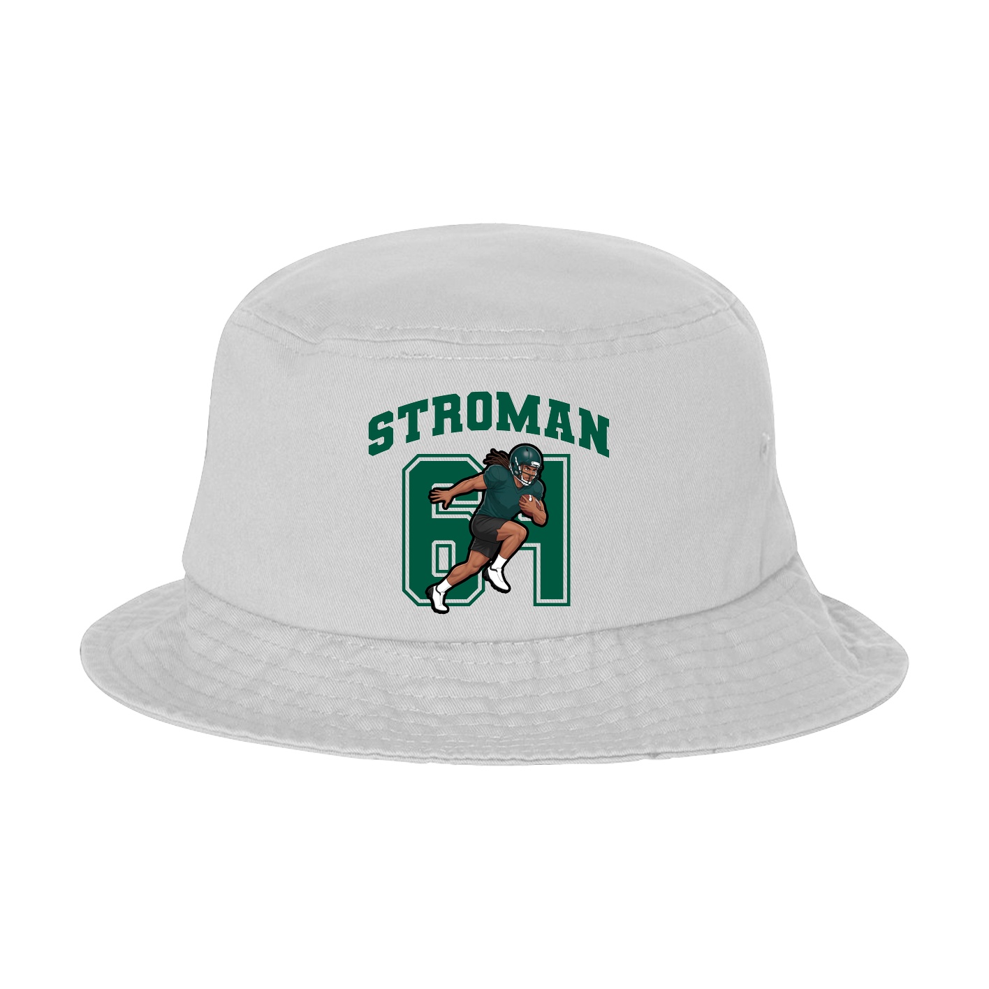Bucket Cap — Number in White