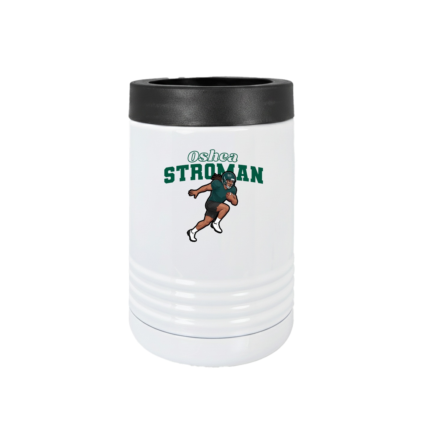 Beverage Holder — Name Arch in White