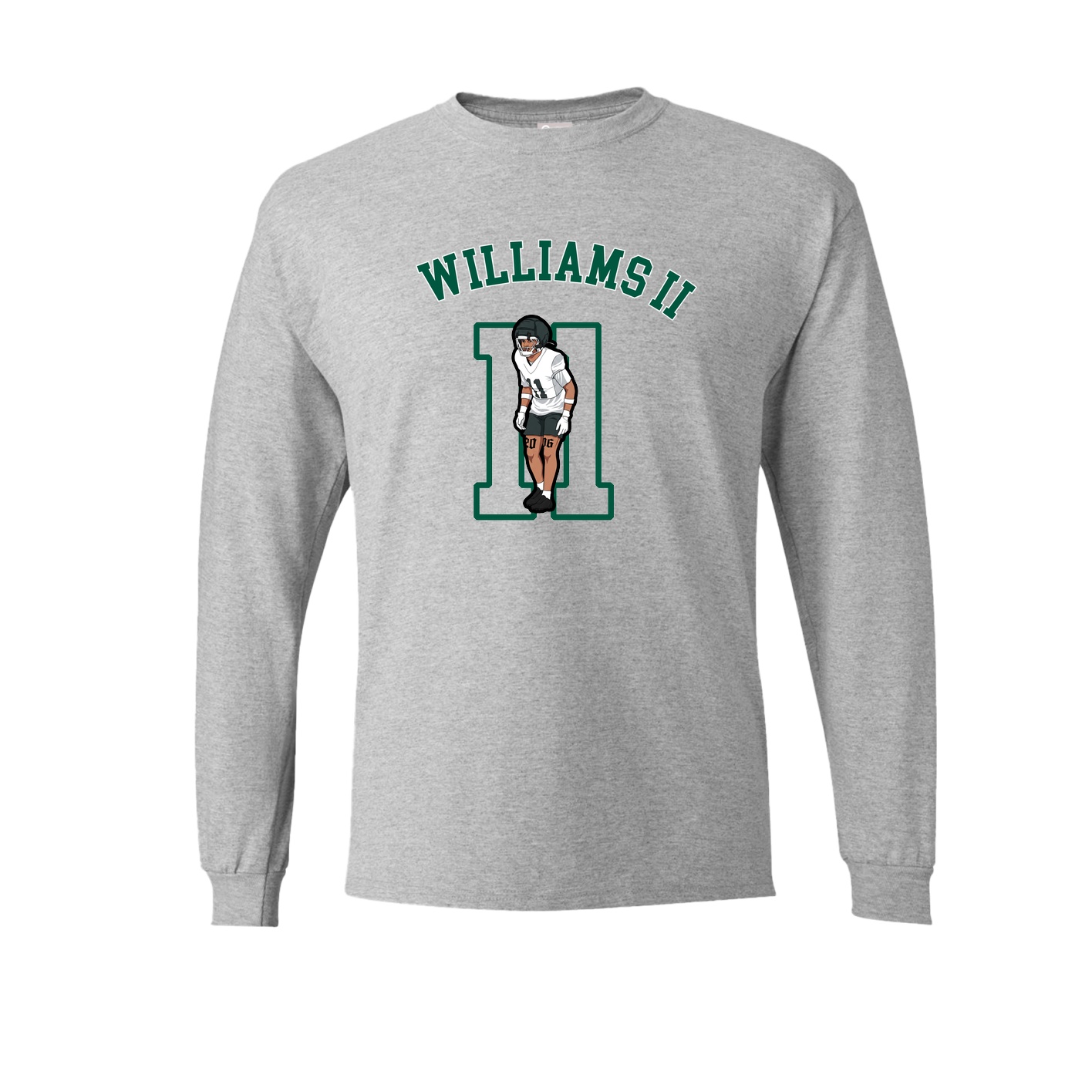 Long Sleeve Tee — Shirsey Arch in Grey