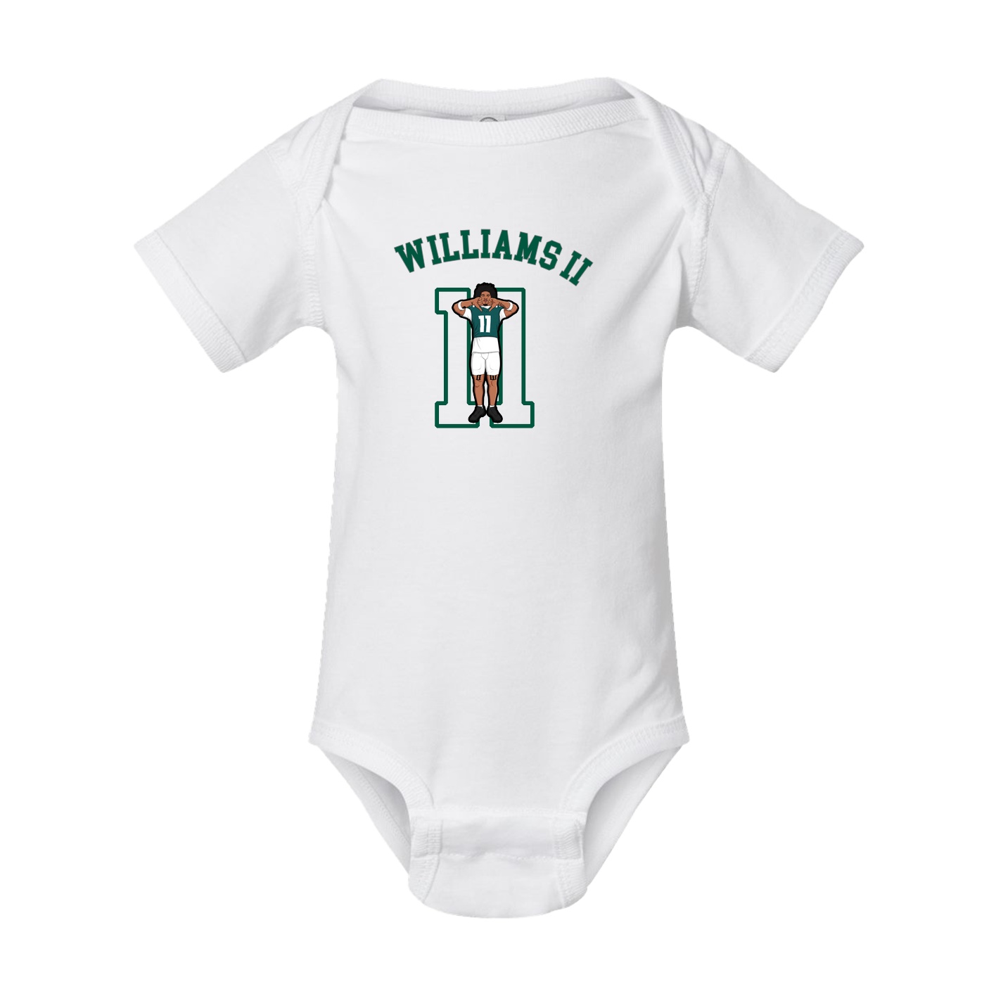 Baby Onesie — Shirsey Arch in White