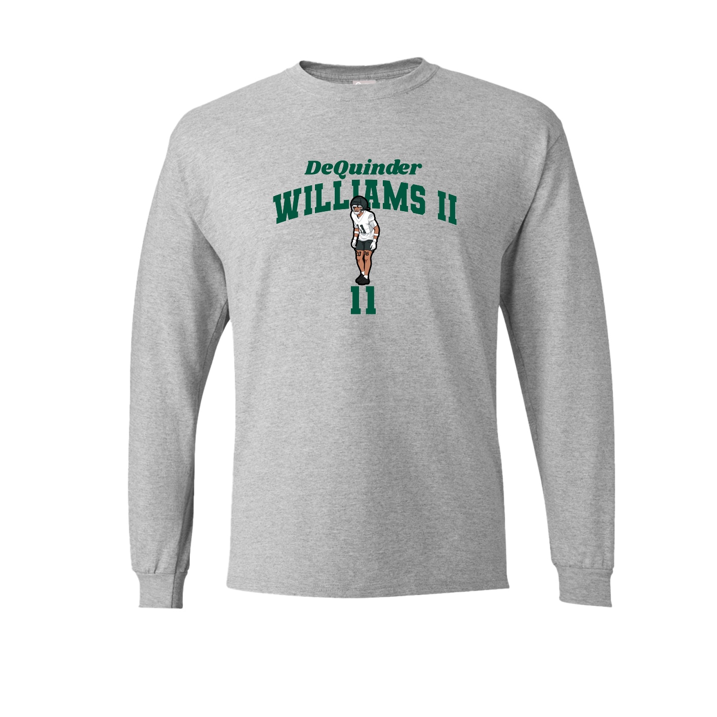 Long Sleeve Tee — Signature Arch in Grey