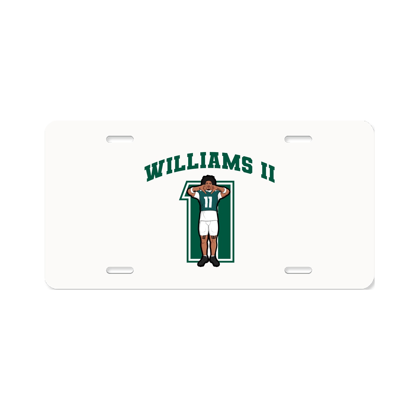 License Plate — Number in Classic