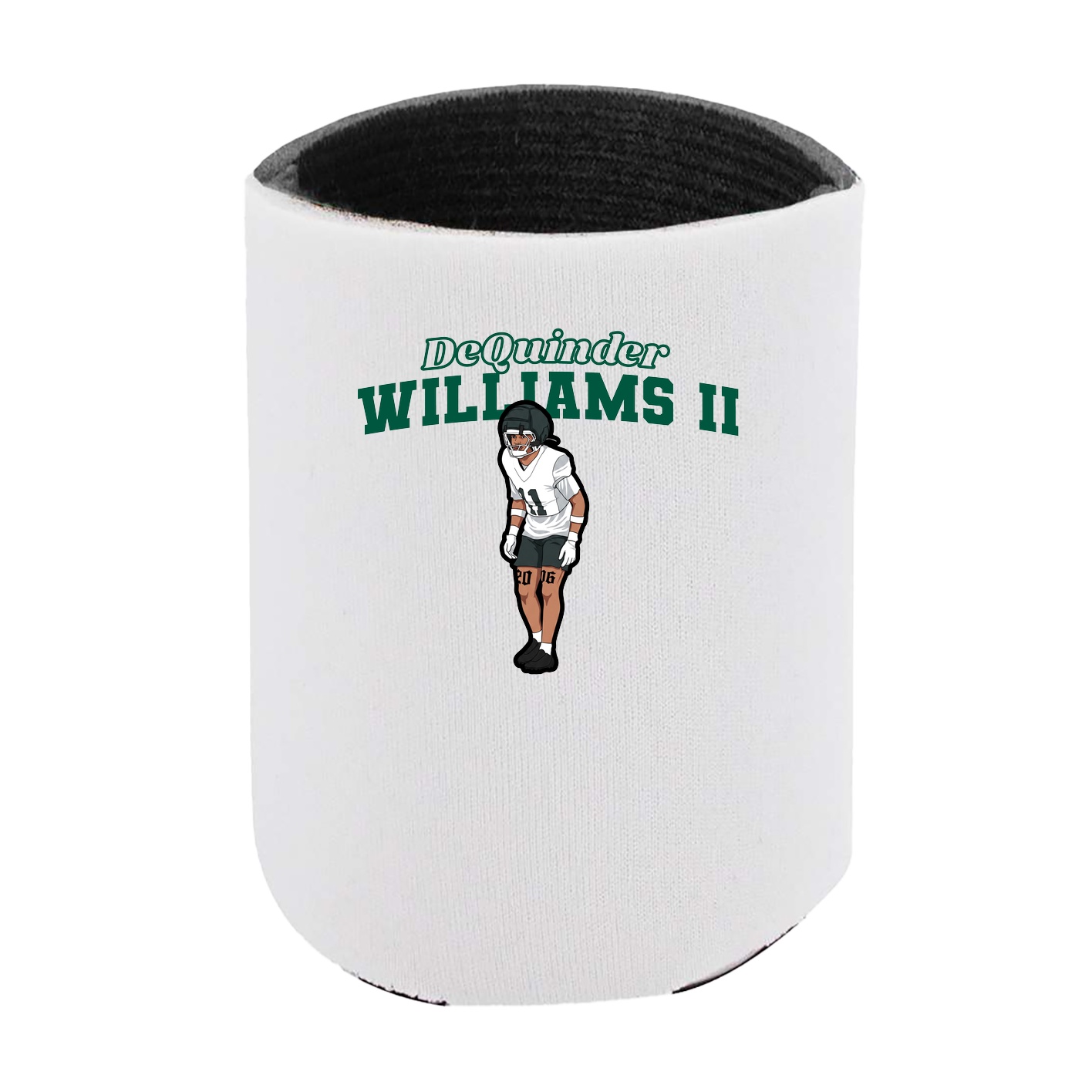 Can Holder — Name Arch in White