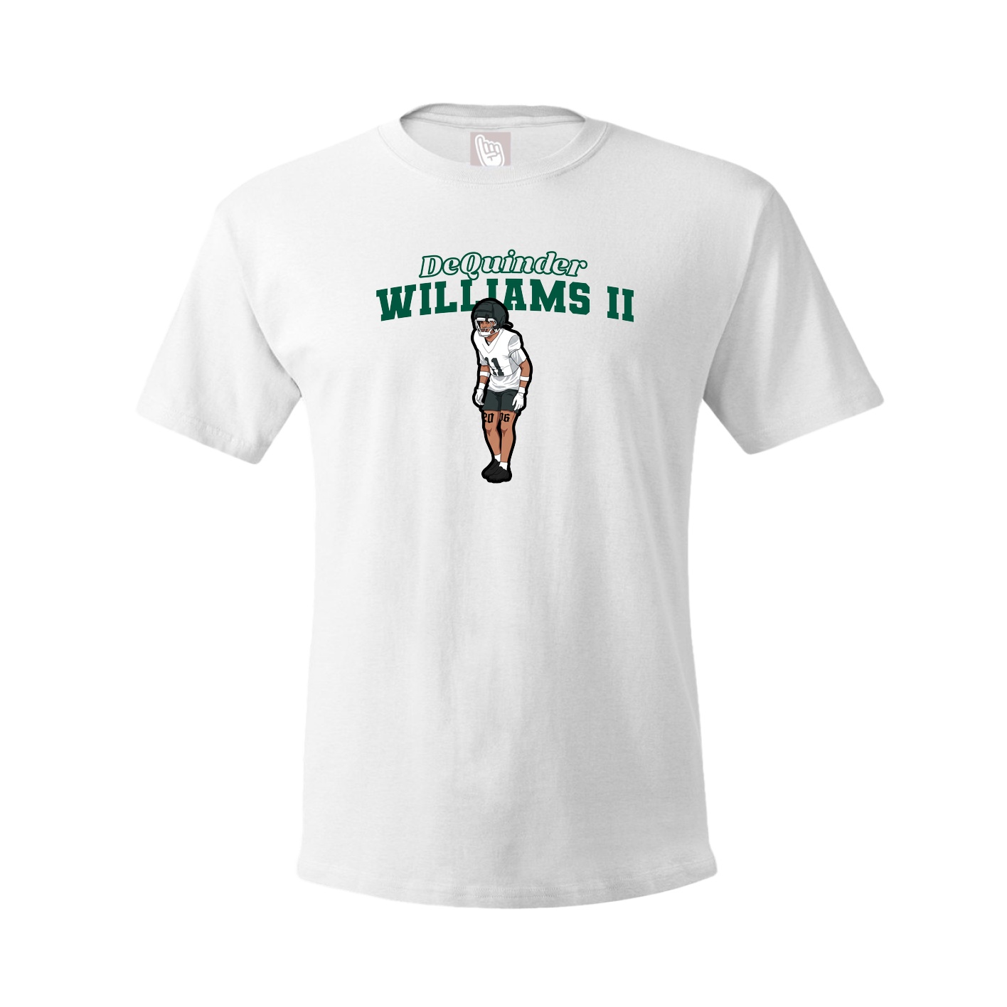 Tee — Name Arch in White