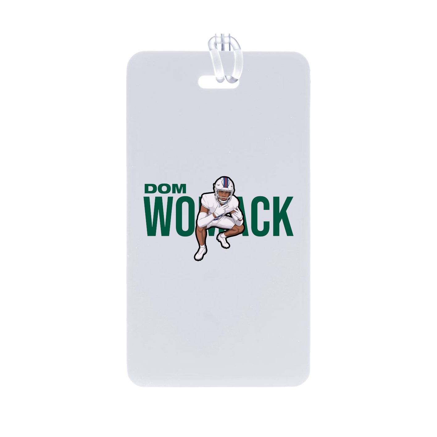 Bag Tag — Player Name in Classic