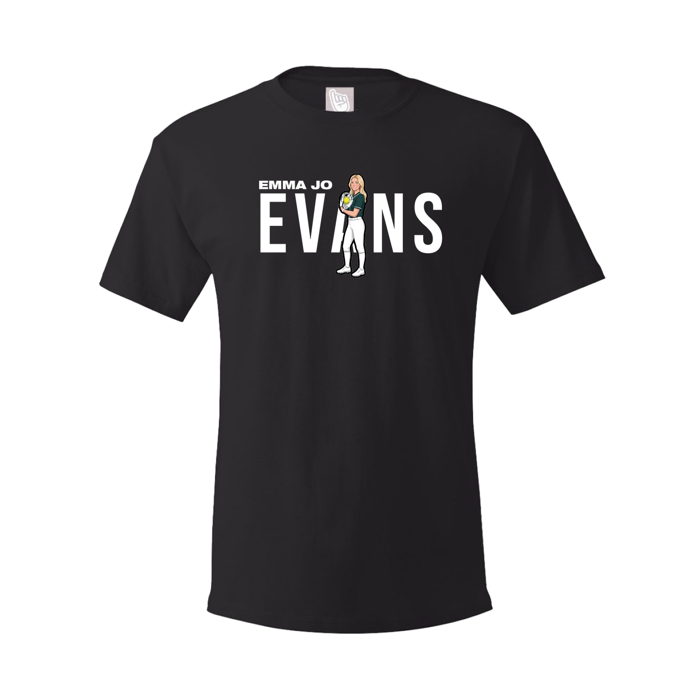 Youth Tee — Player Name in Black