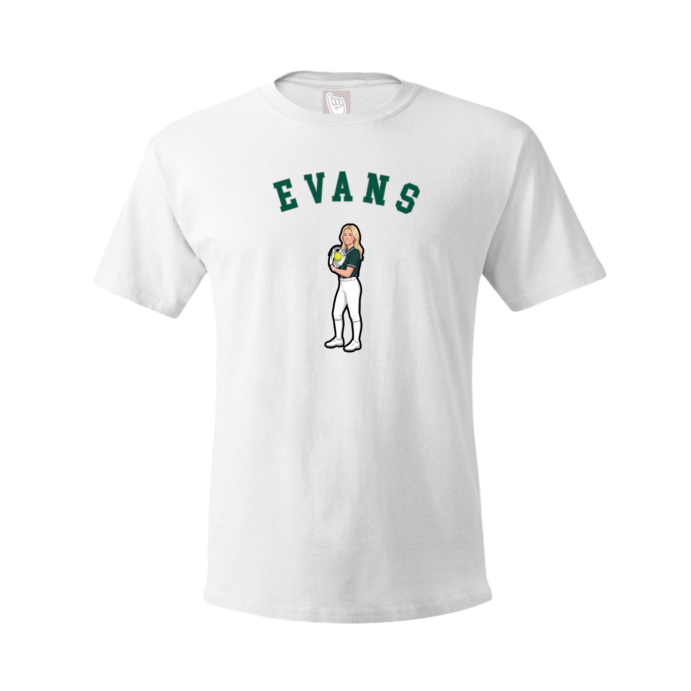 Tee — Shirsey Arch in White