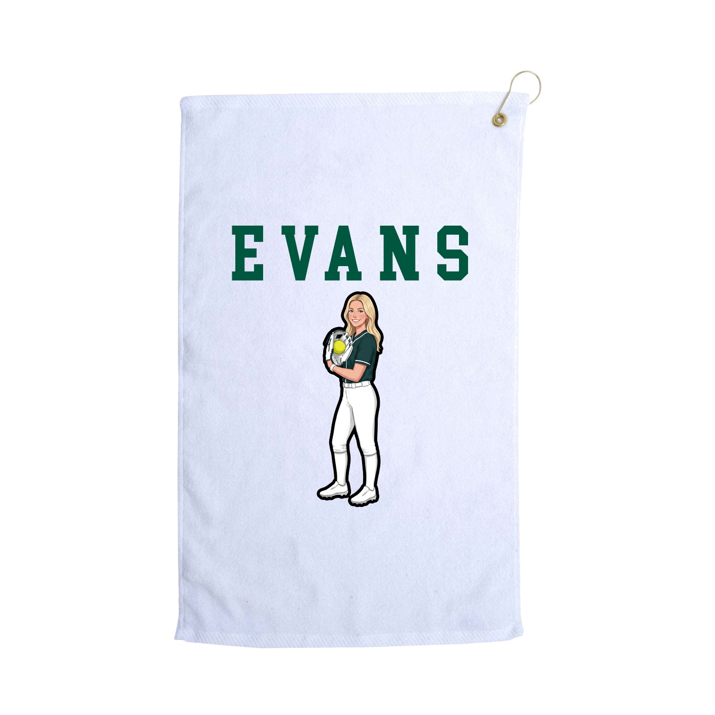 Golf Towel — Shirsey in White