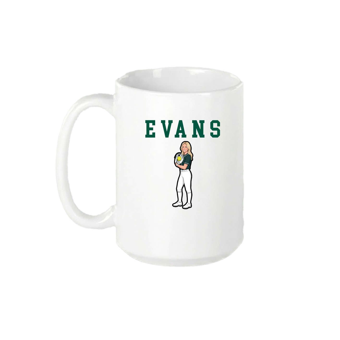 15oz Coffee Mug — Shirsey in White
