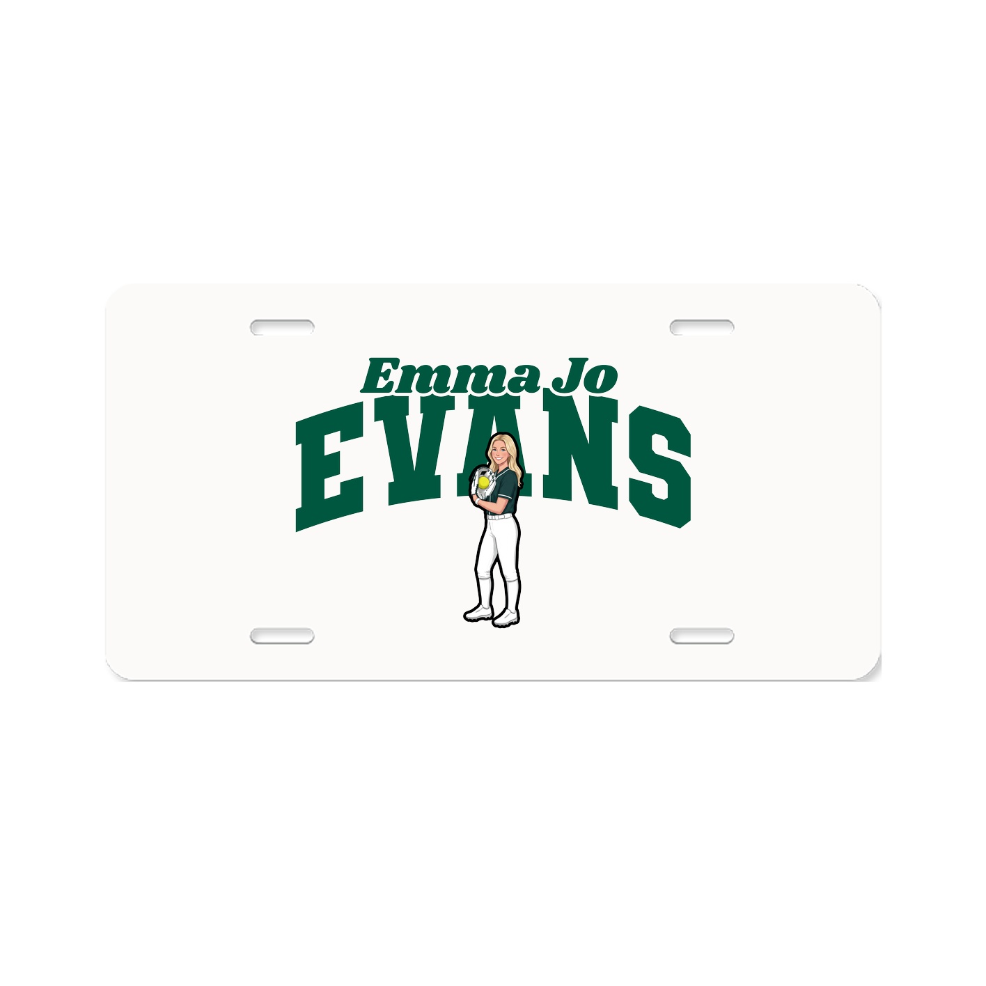 License Plate — Signature Arch in Classic