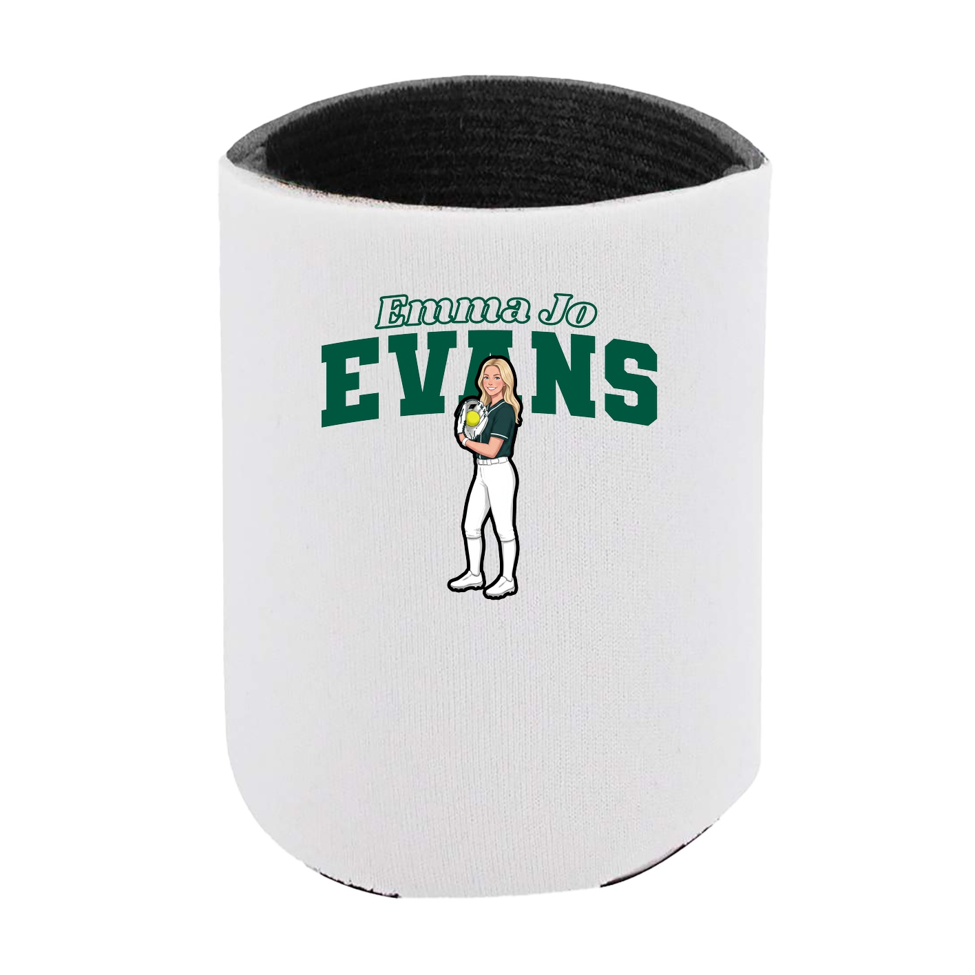 Can Holder — Name Arch in White