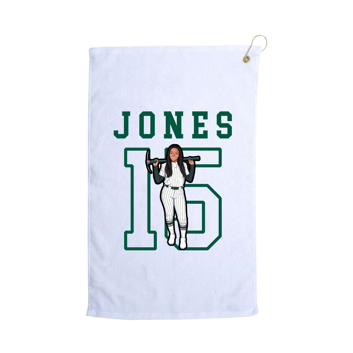 Golf Towel — Shirsey in White