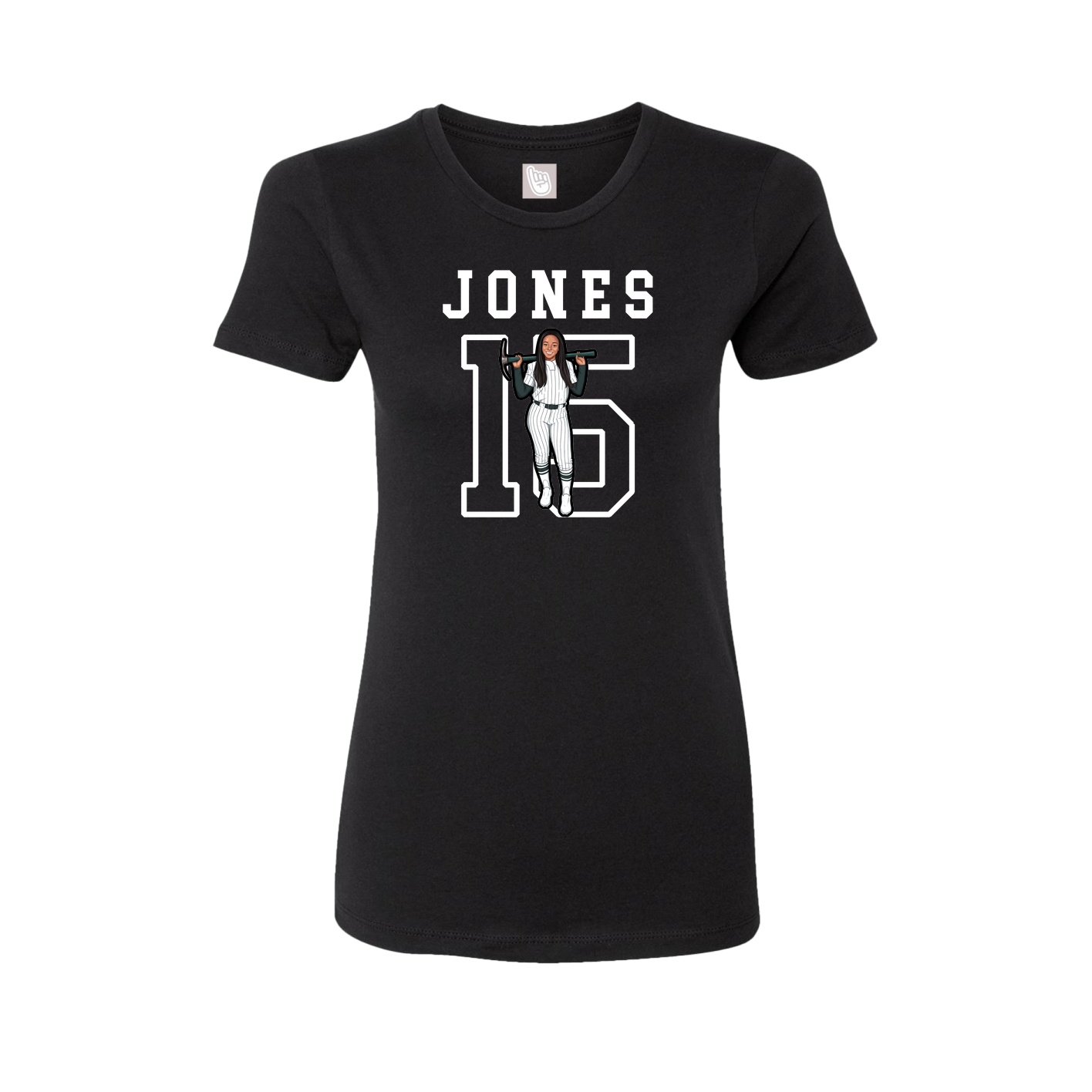 Fitted Women's Tee — Shirsey in Black