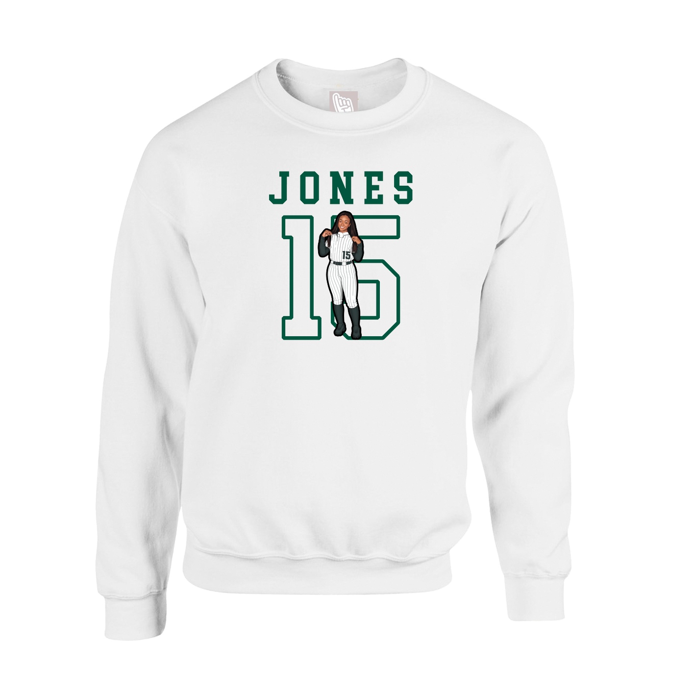 Fleece Crew — Shirsey in White