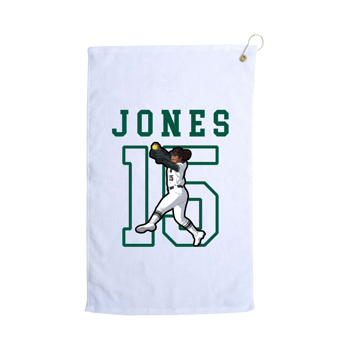 Golf Towel — Shirsey in White