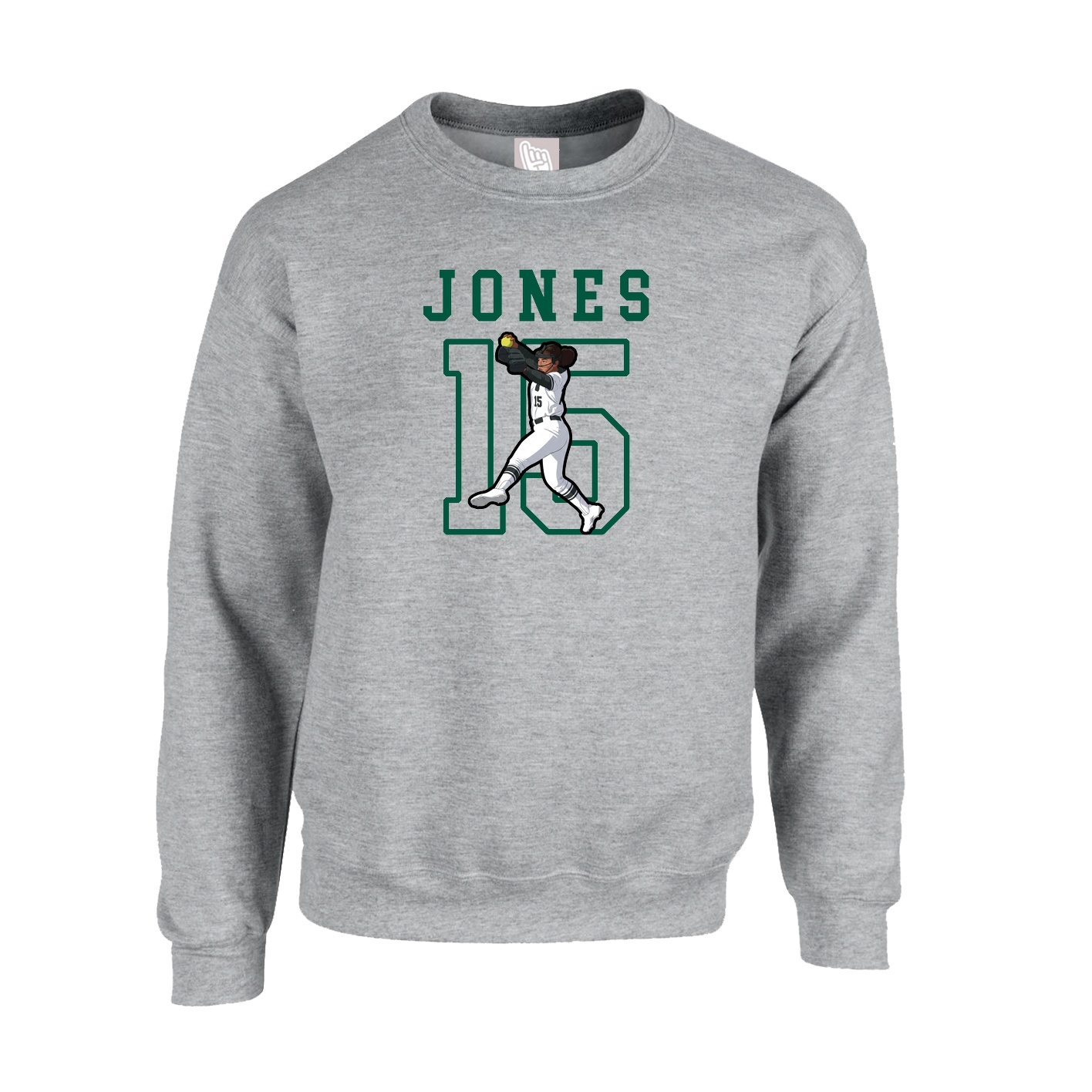 Fleece Crew — Shirsey in Grey
