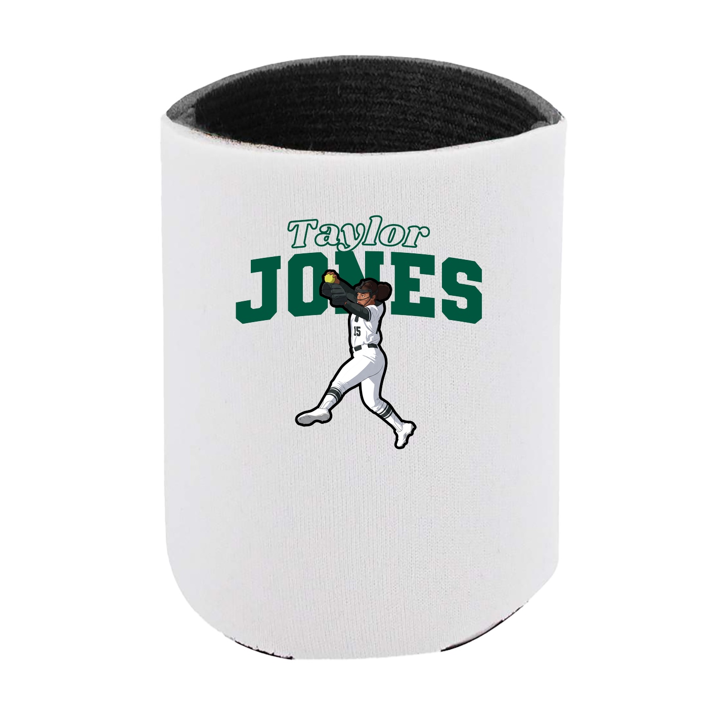Can Holder — Name Arch in White
