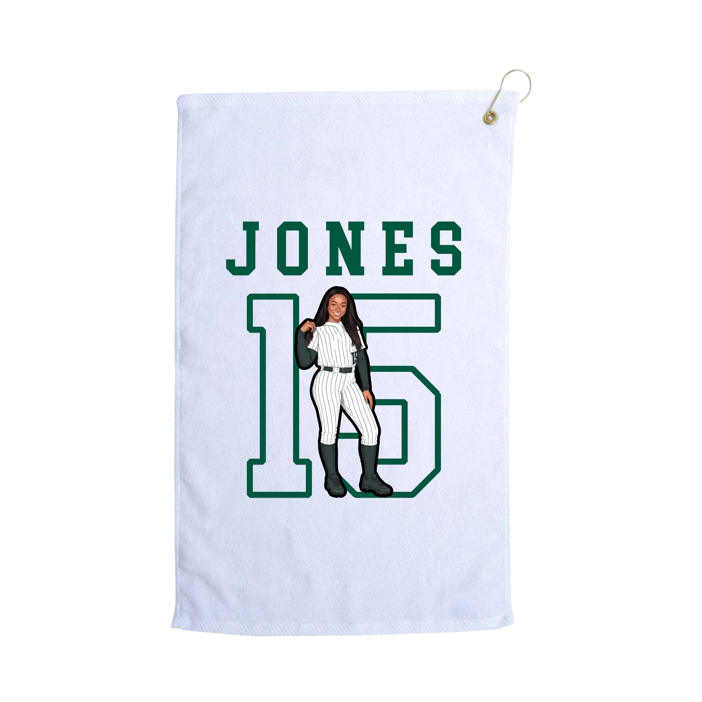 Golf Towel — Shirsey in White