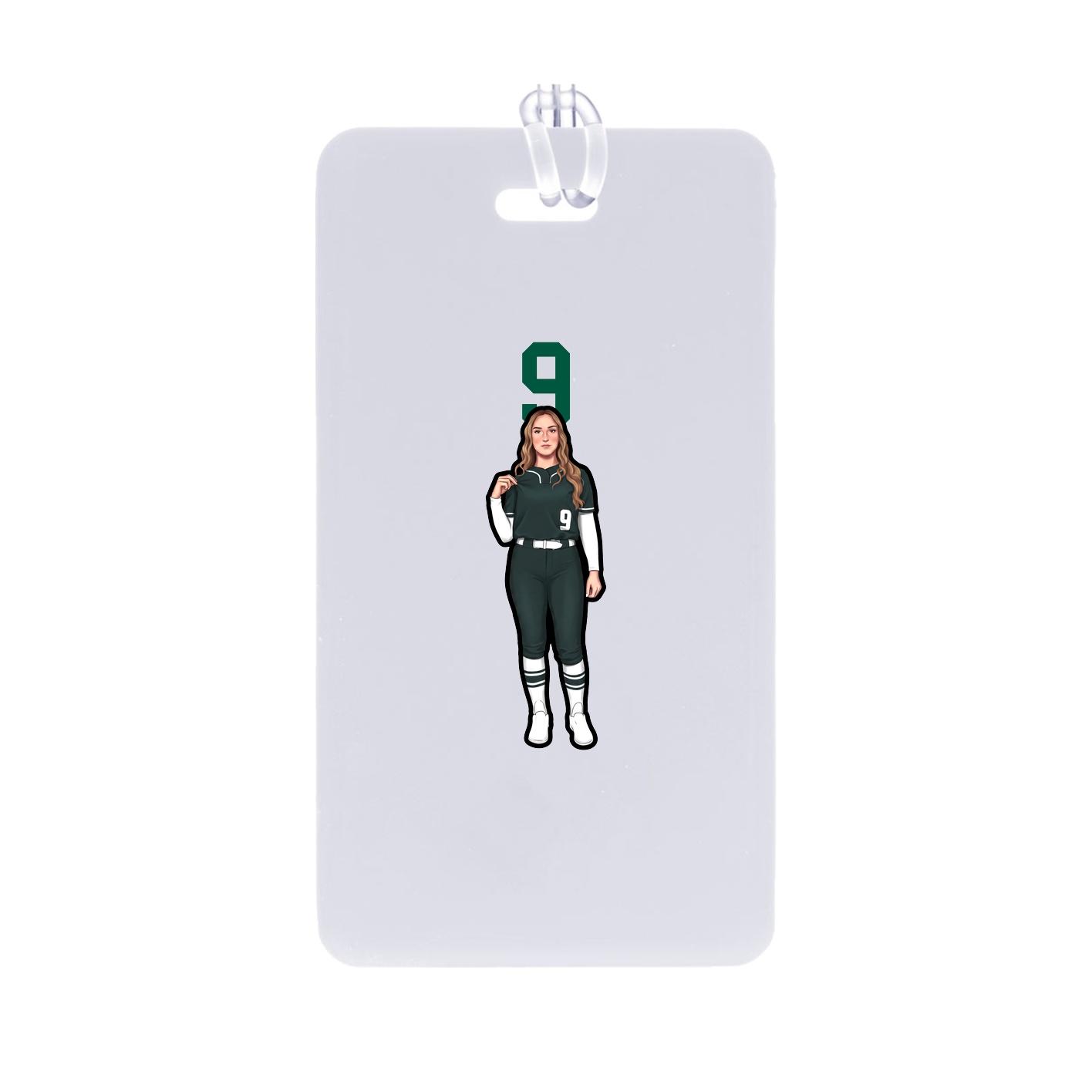 Bag Tag — Number Top in Classic