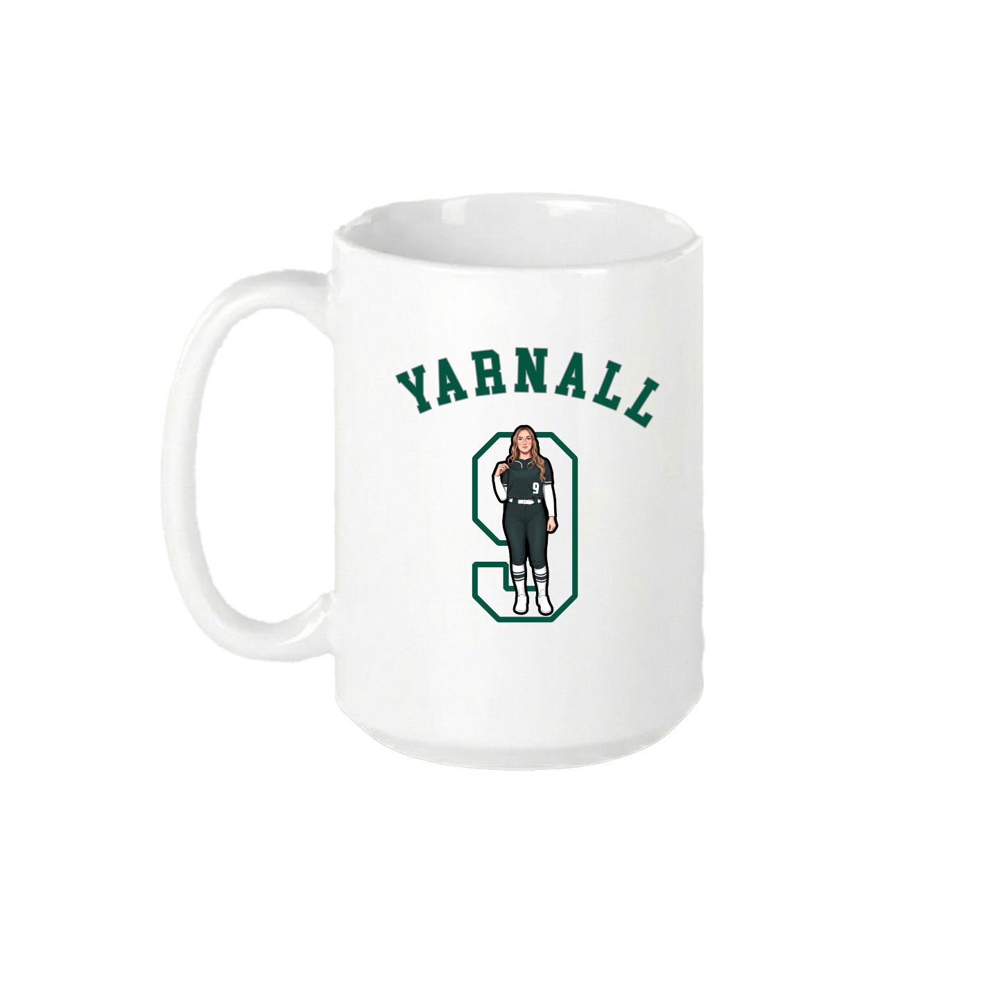 15oz Coffee Mug — Shirsey Arch in White