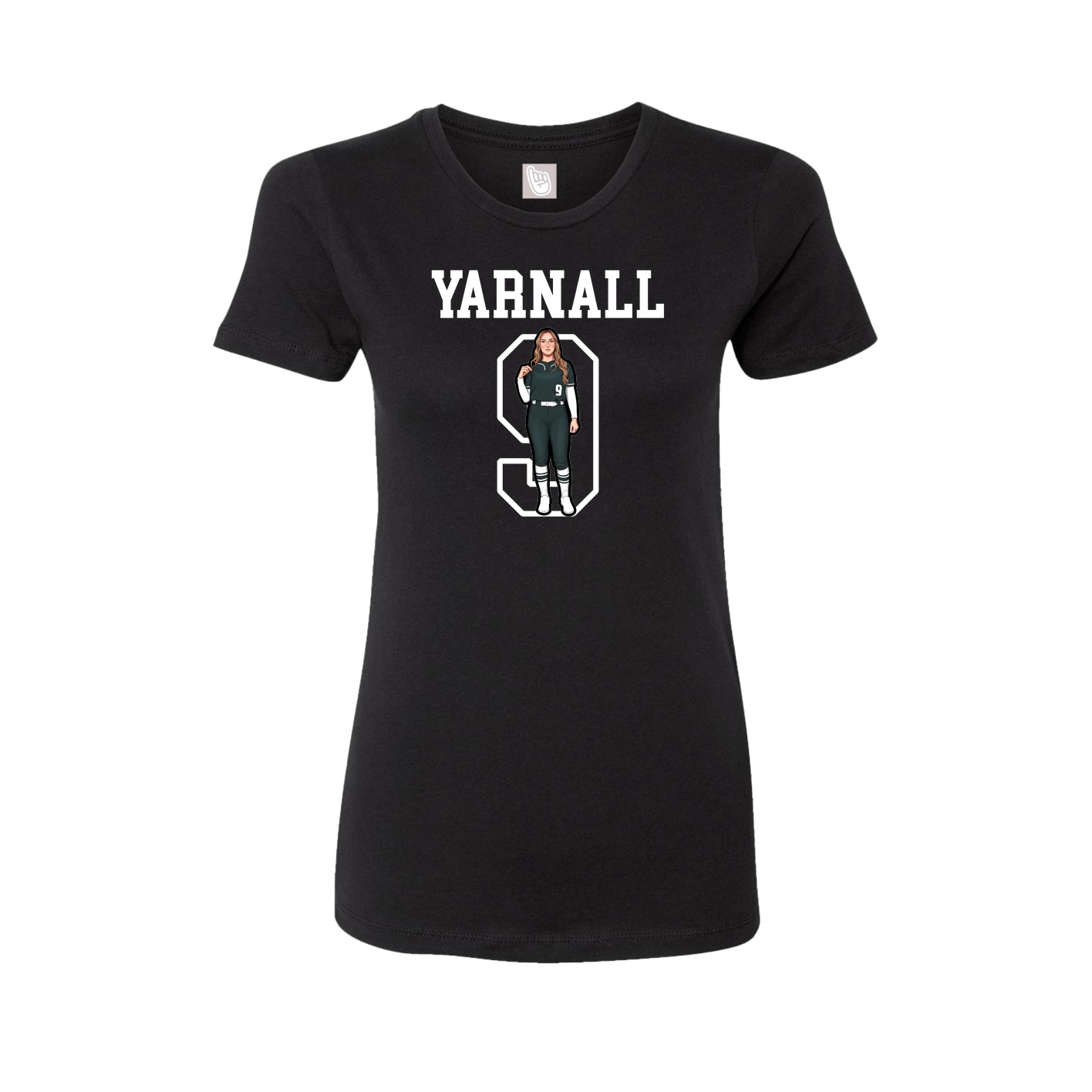 Fitted Women's Tee — Shirsey in Black