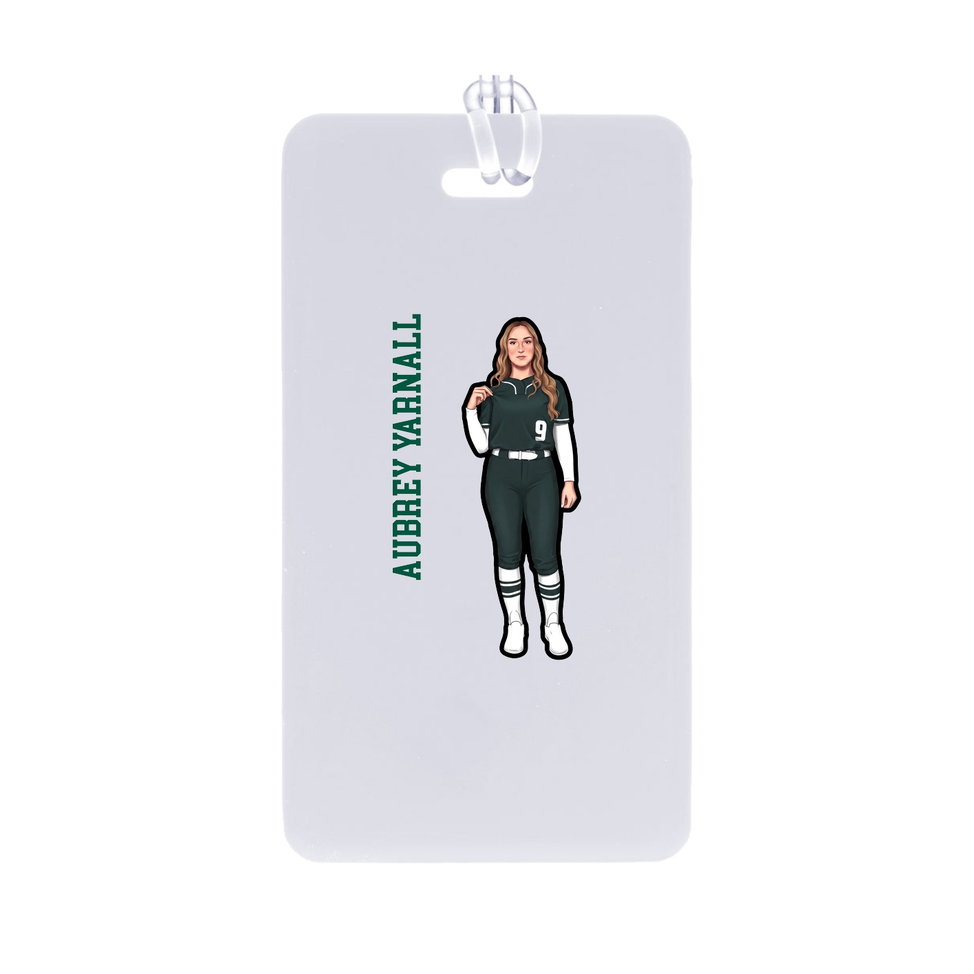 Bag Tag — Name Vertical in Classic