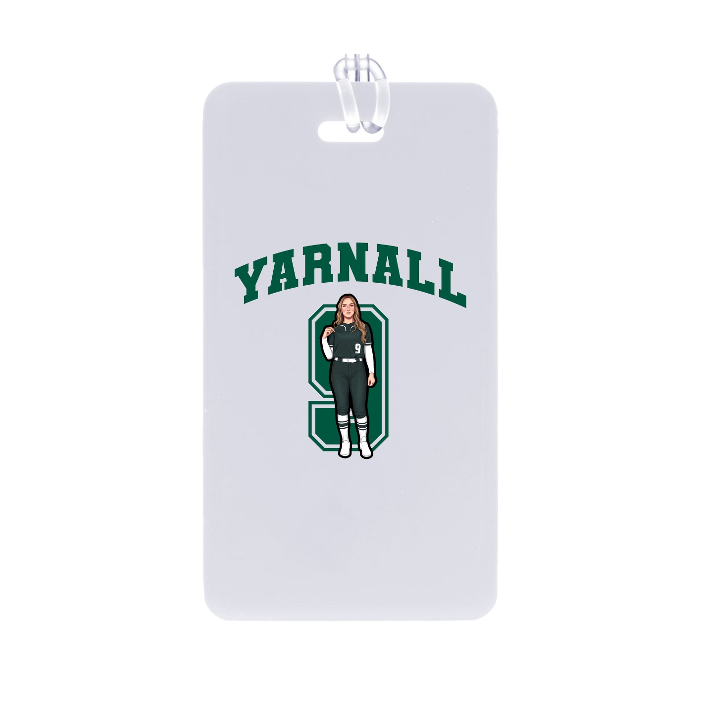 Bag Tag — Number in Classic