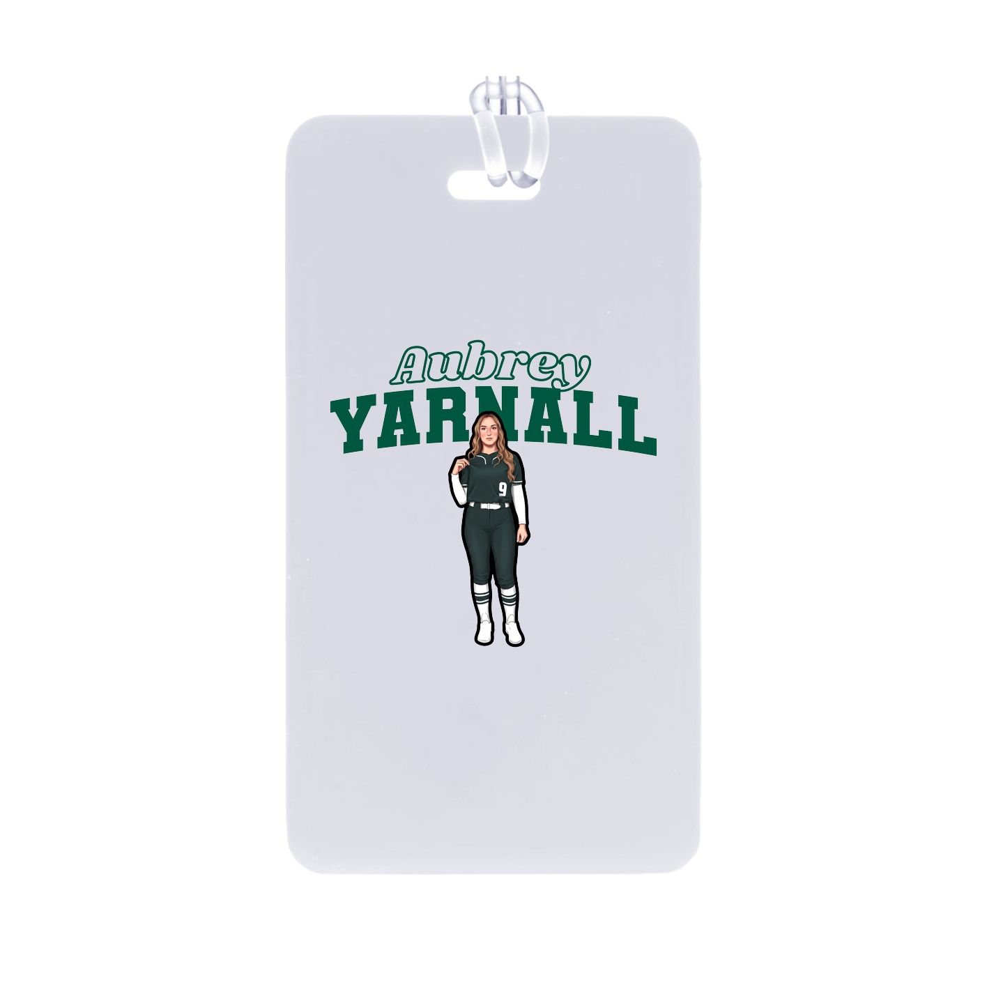 Bag Tag — Name Arch in Classic