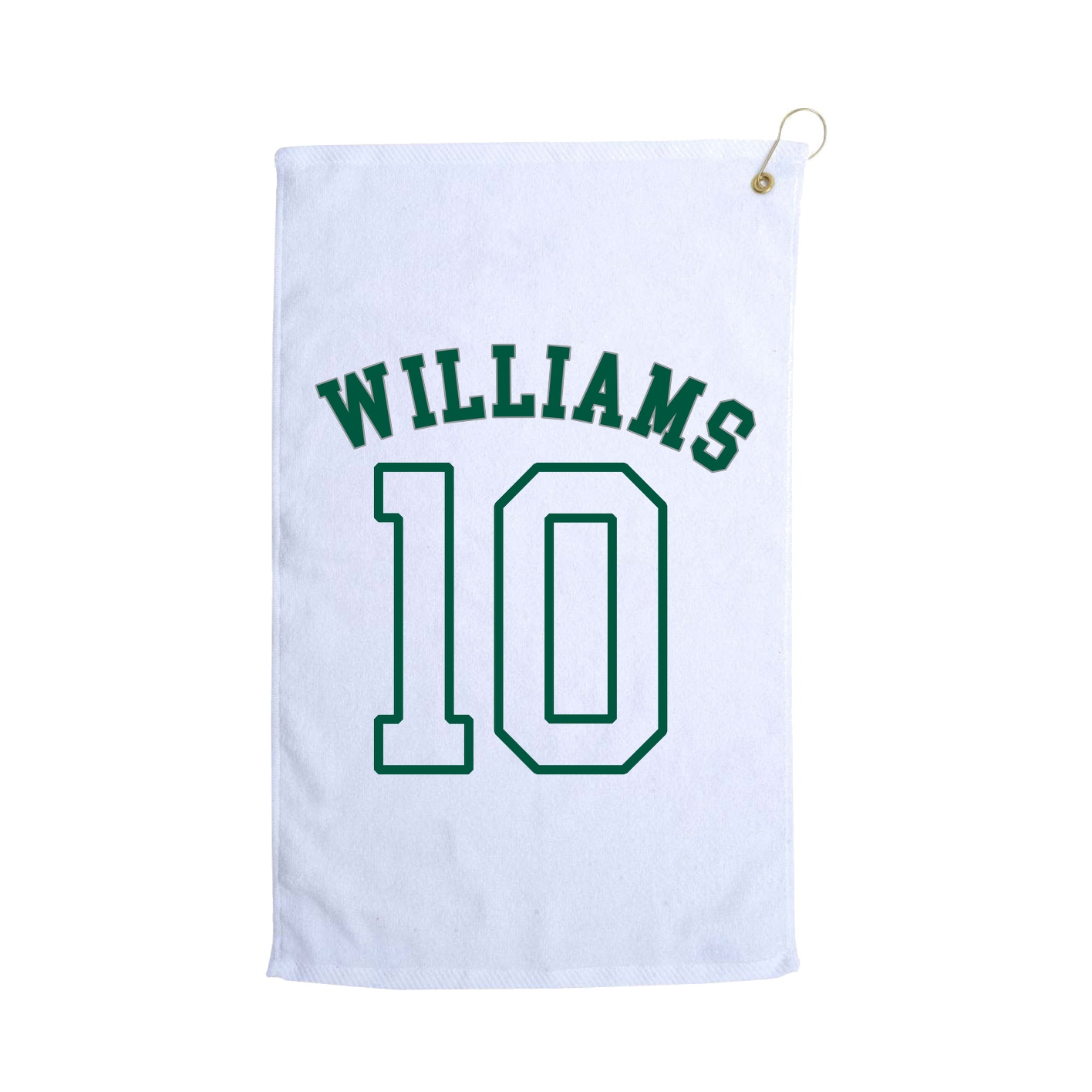 Golf Towel — Shirsey Arch in White