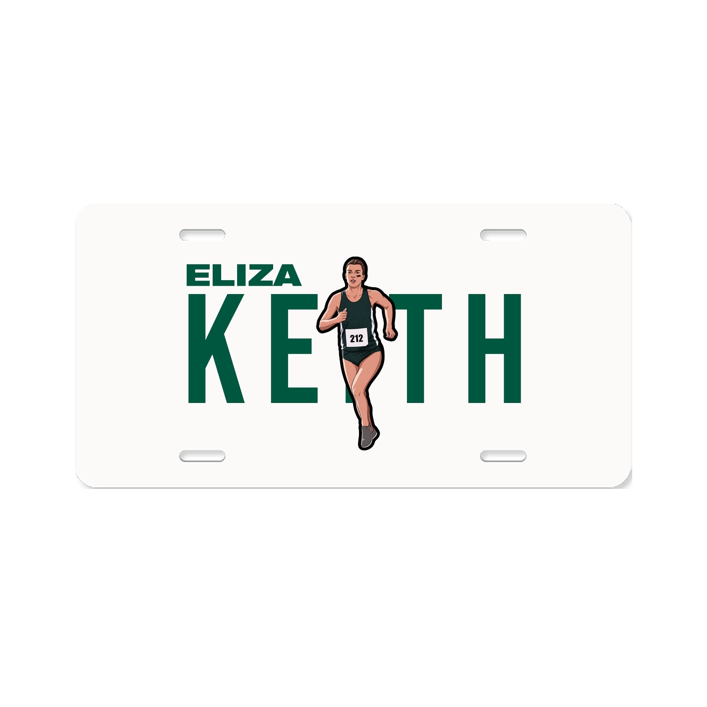 License Plate — Player Name in Classic