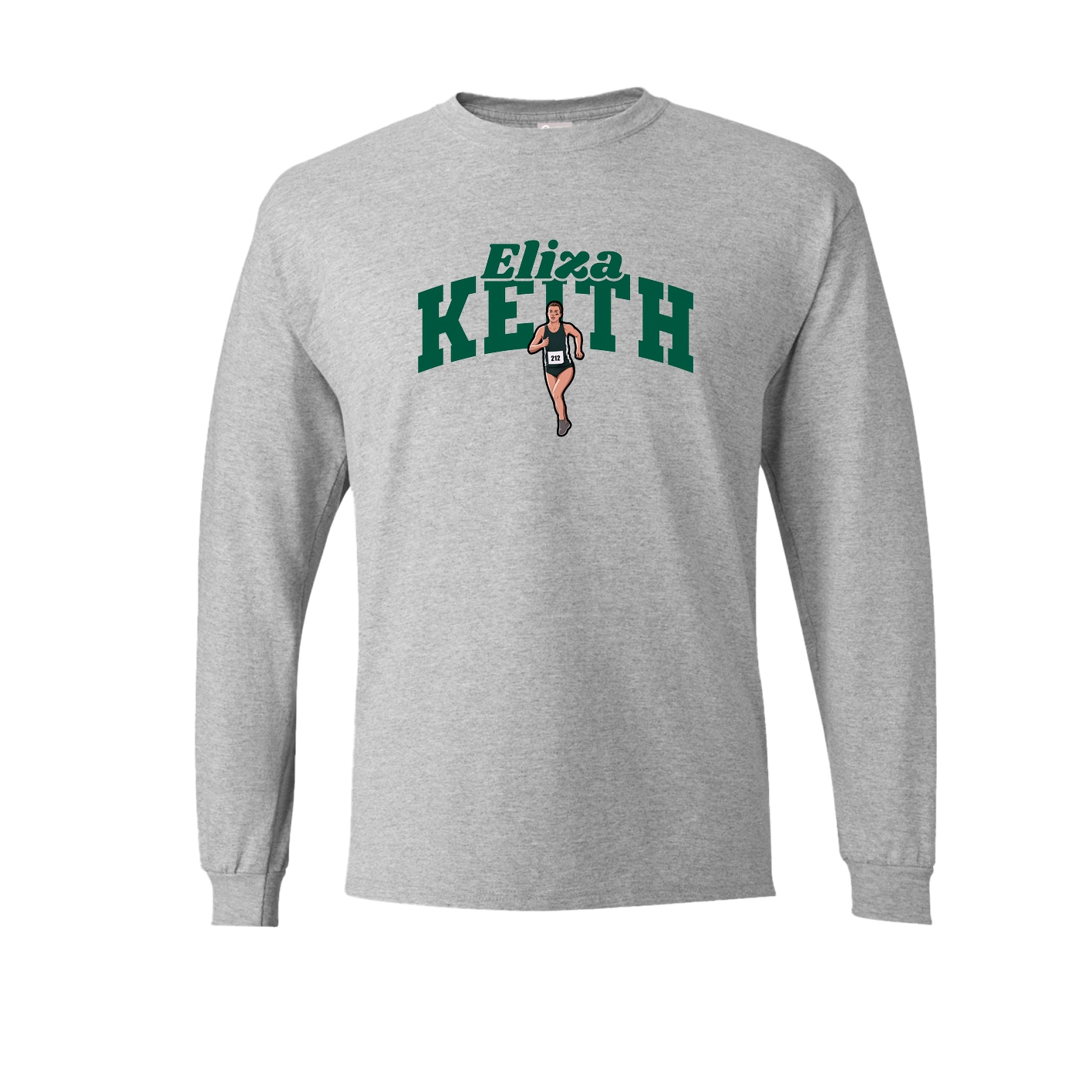 Long Sleeve Tee — Signature Arch in Grey