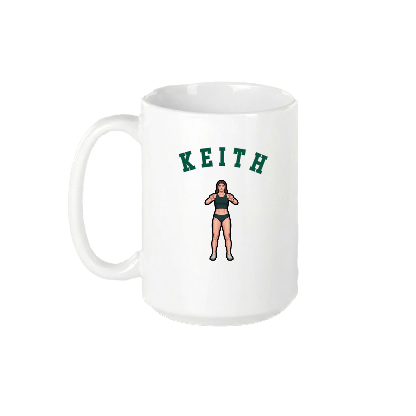 15oz Coffee Mug — Shirsey Arch in White