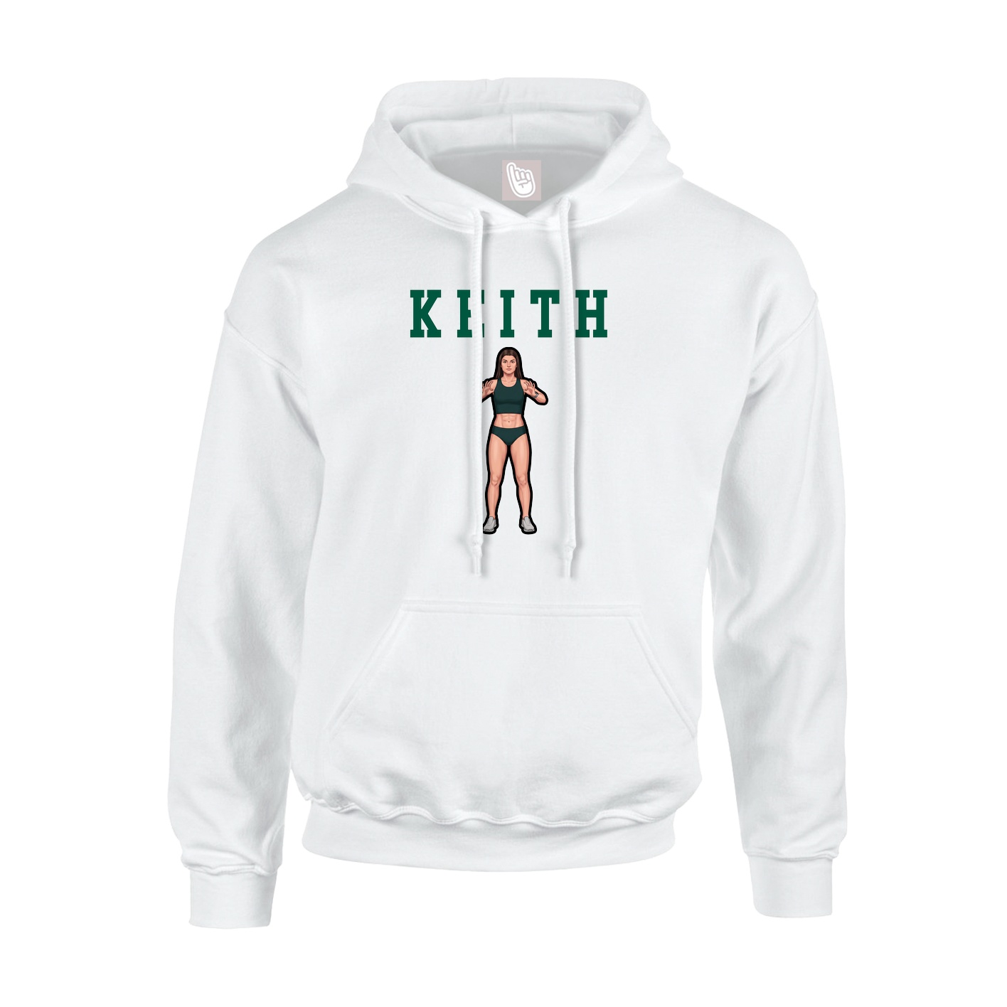 Hoodie — Shirsey in White