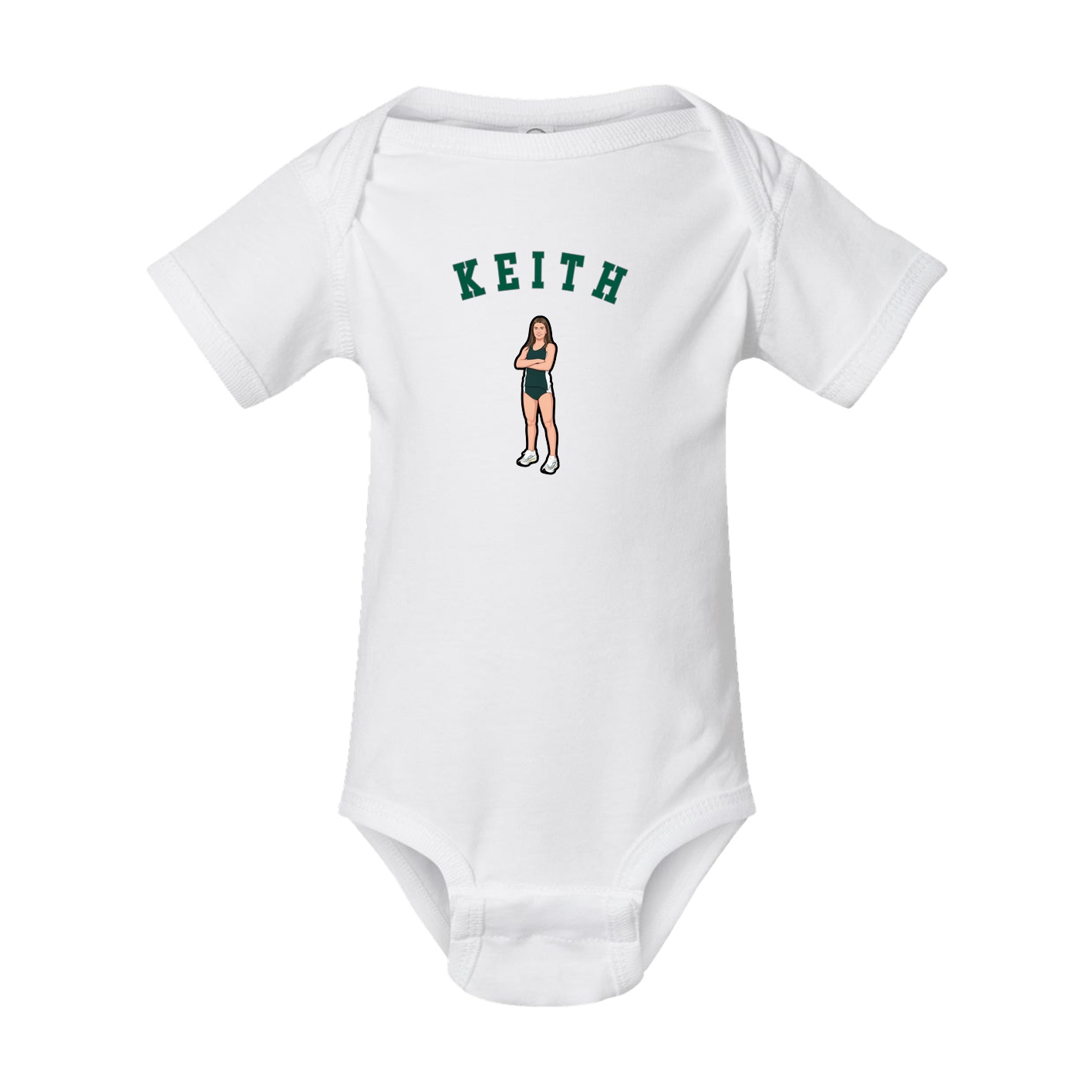 Baby Onesie — Shirsey Arch in White