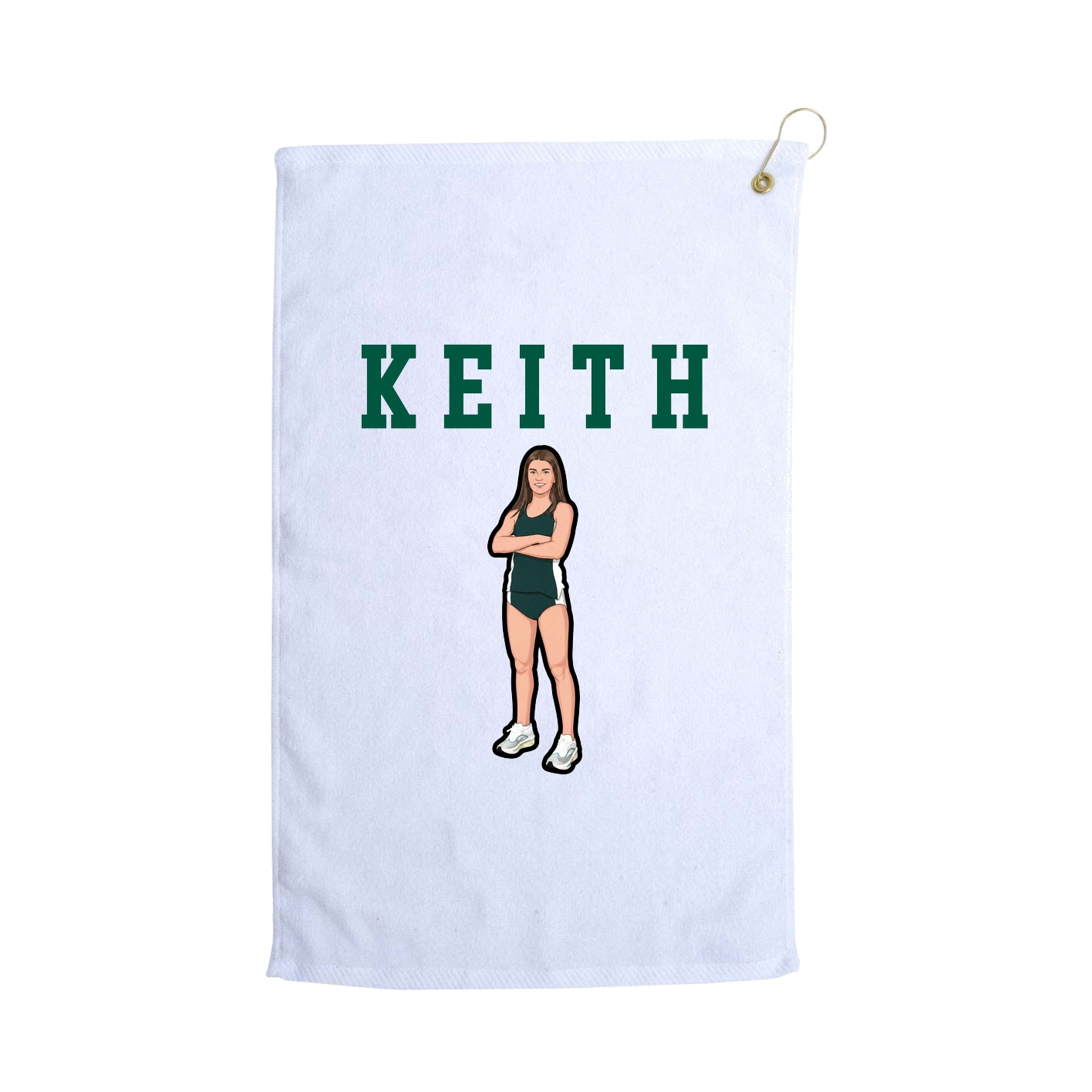 Golf Towel — Shirsey in White