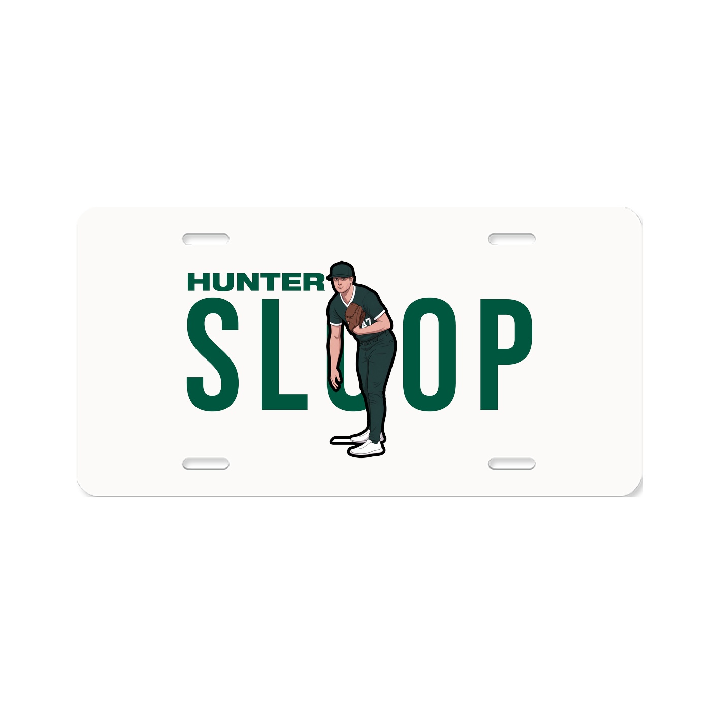 License Plate — Player Name in Classic