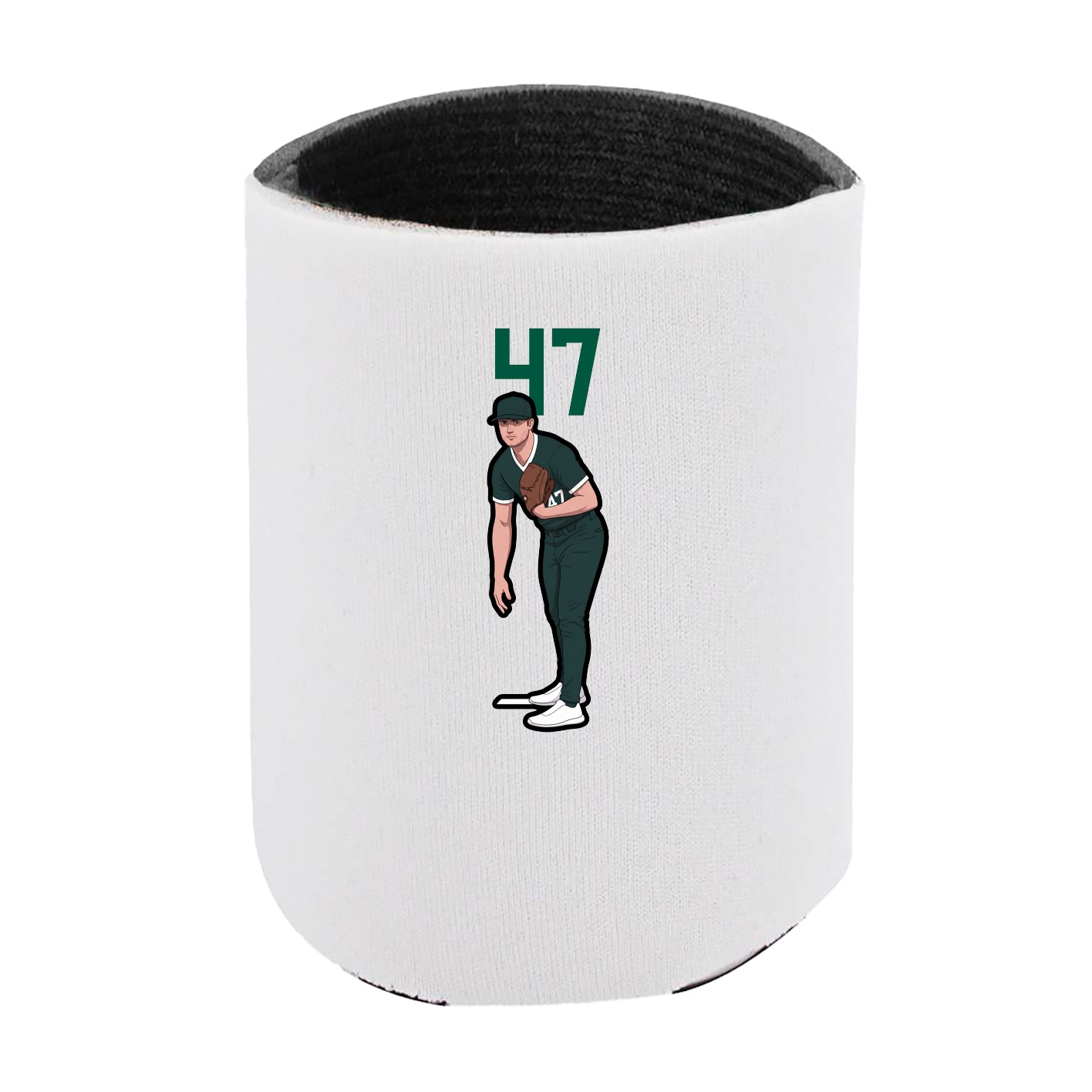 Can Holder — Number Top in White